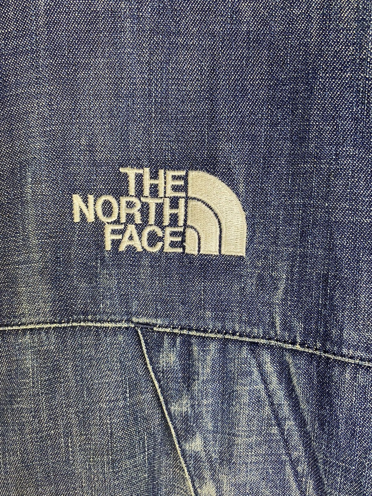 The North Face Y2K The North Face Gorpcore Destressed Denim Hoodie Size US M / EU 48-50 / 2 - 7 Thumbnail