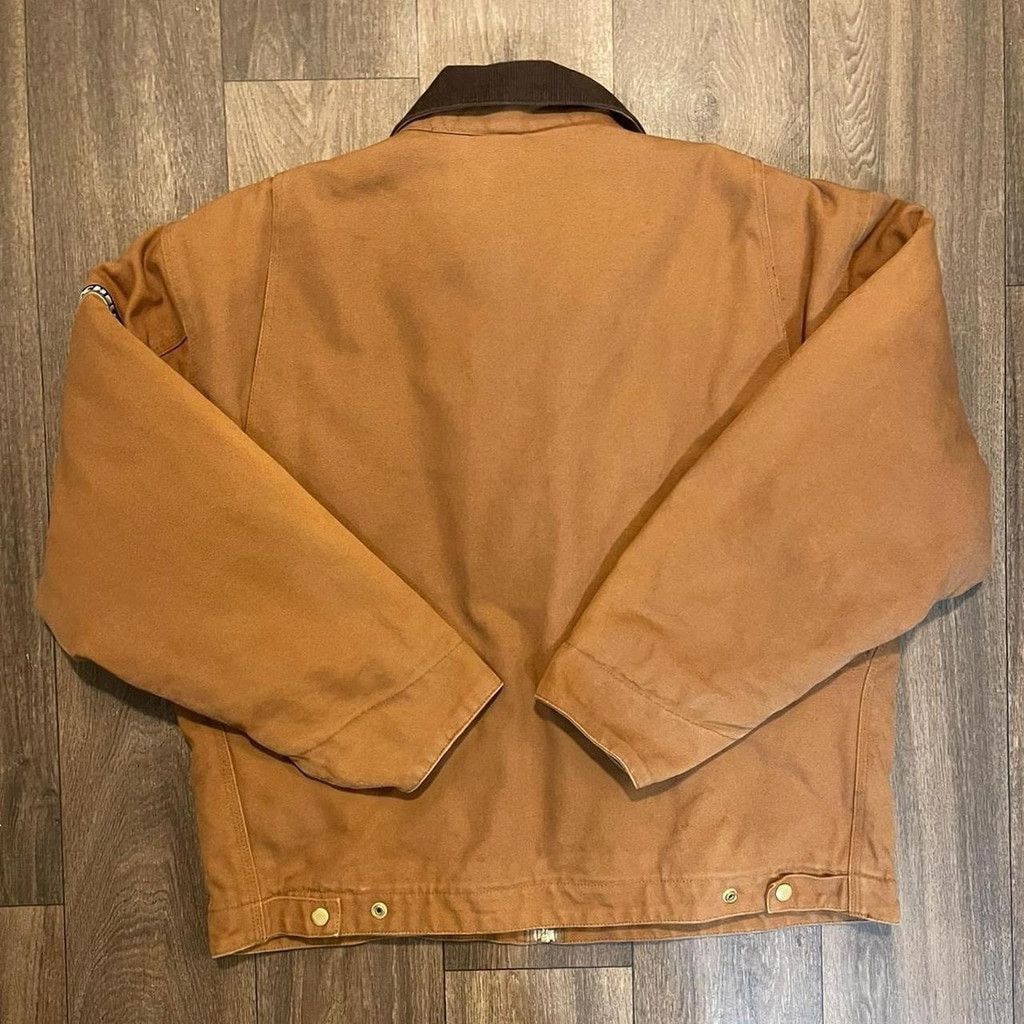 Other Tan and brown canvas Detroit style jacket size XL men's Size US XL / EU 56 / 4 - 6 Thumbnail
