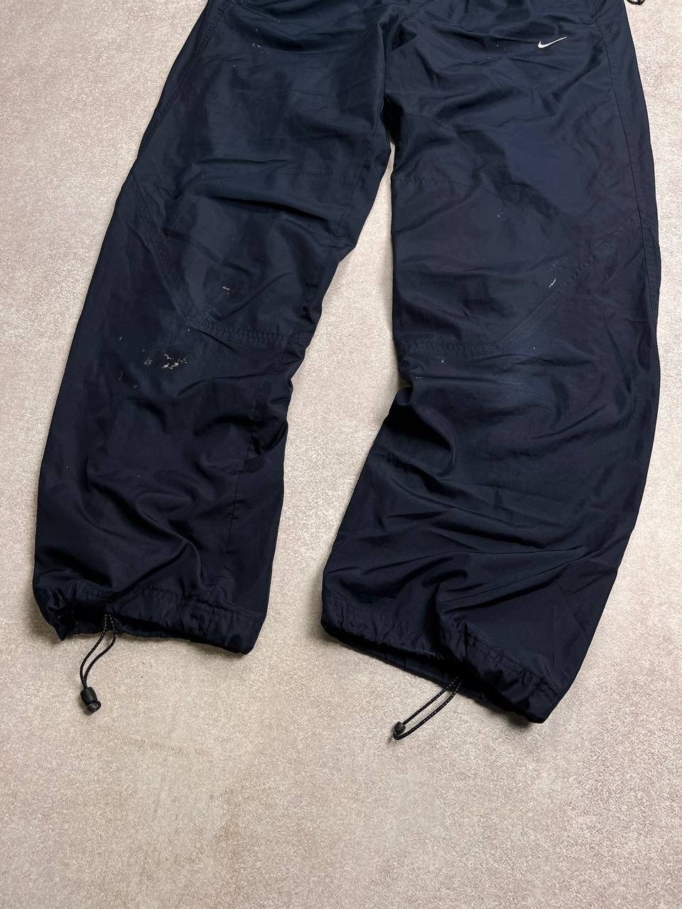 Nike × Vintage Vintage Nike Baggy Cotton Trackpants Y2K L Size US 34 / EU 50 - 2 Thumbnail