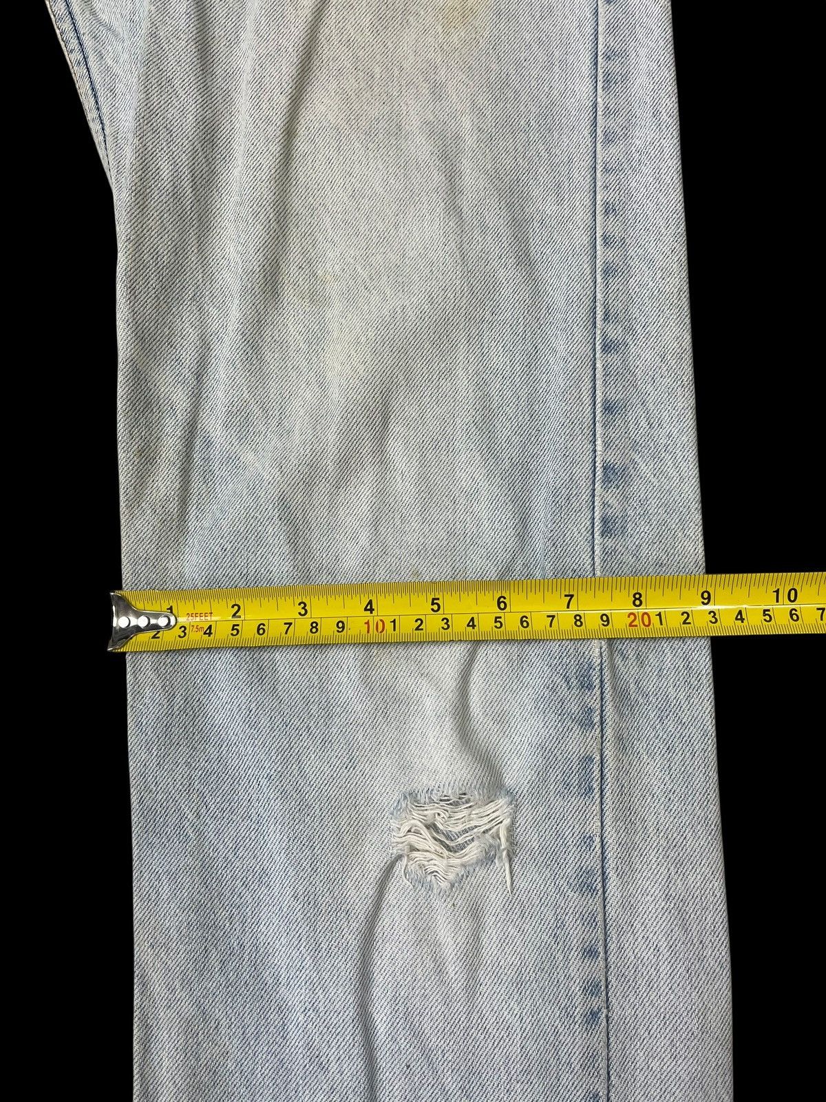 Levi's Vintage Levi’s 550 Jeans Orange Tab Faded Distressed Size US 33 - 11 Thumbnail