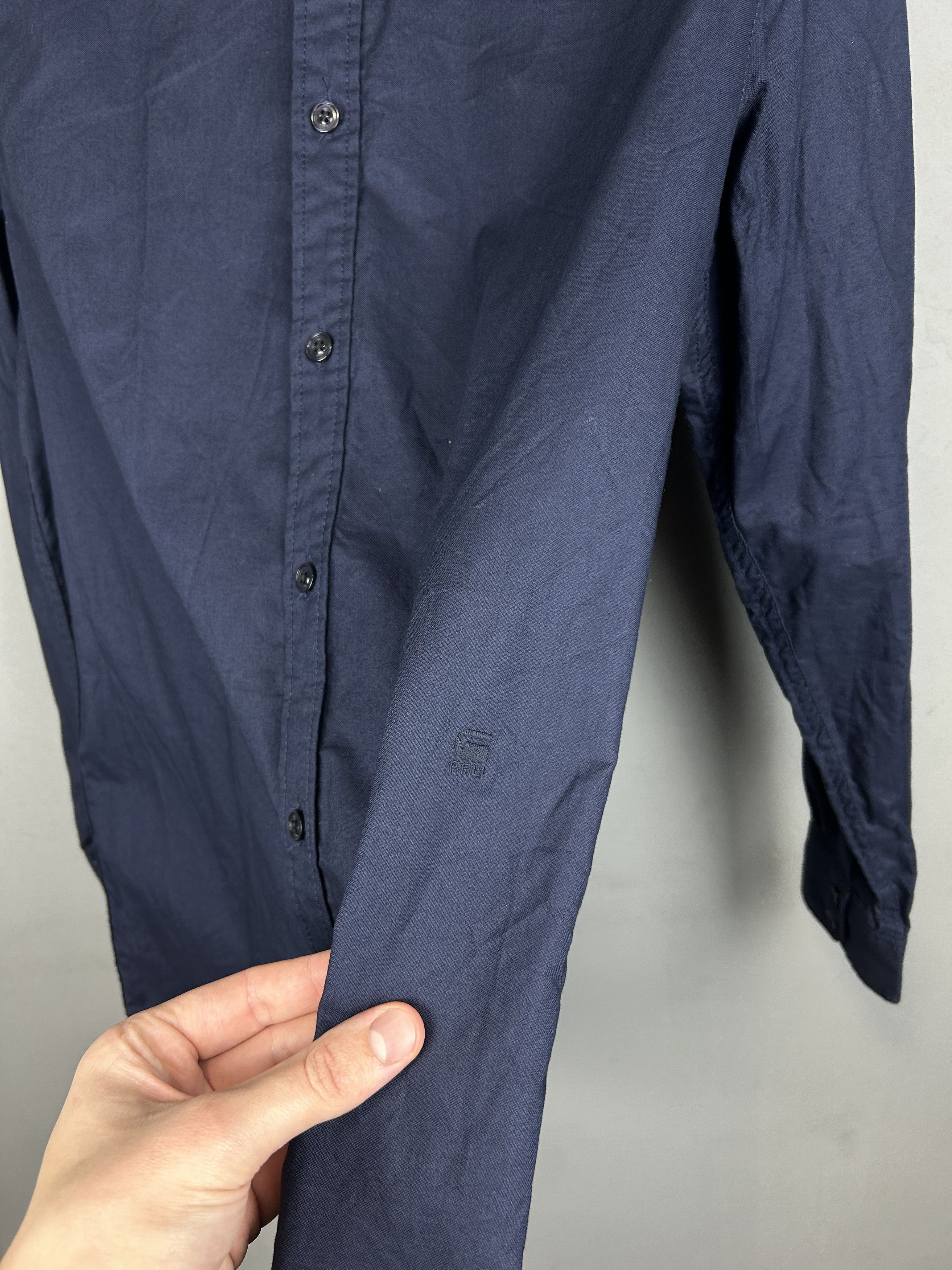 G-Star G-Star Raw Shirt Stalt C-Less Clean Long Sleeve Navy Size US M / EU 48-50 / 2 - 6 Thumbnail