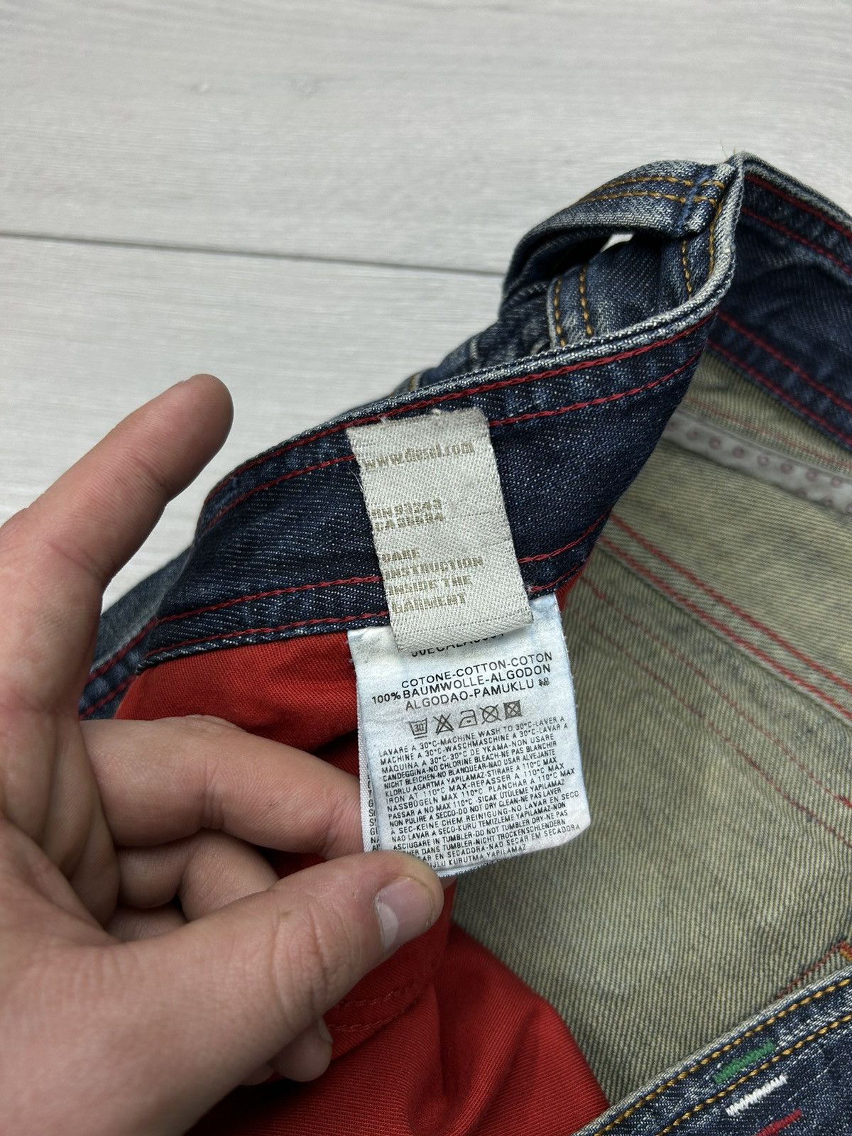 Diesel × Vintage Diesel Vintage denim jeans size 34 Size US 34 / EU 50 - 9 Thumbnail