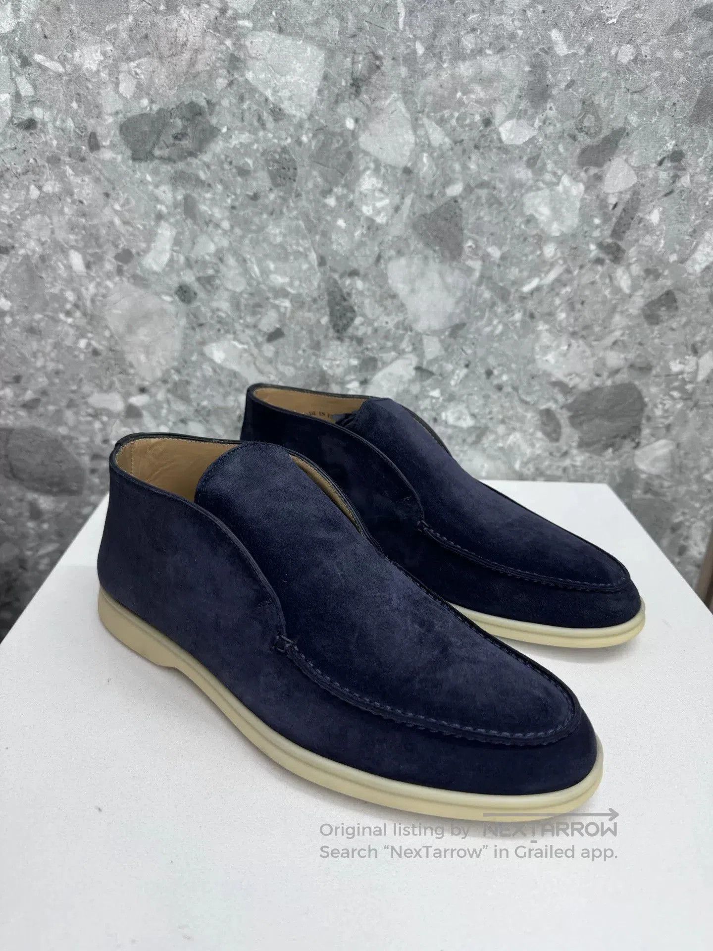 Loro Piana Loro Piana Openwalk Classic Navy Shoes. Size US 7 / EU 40 - 2 Thumbnail