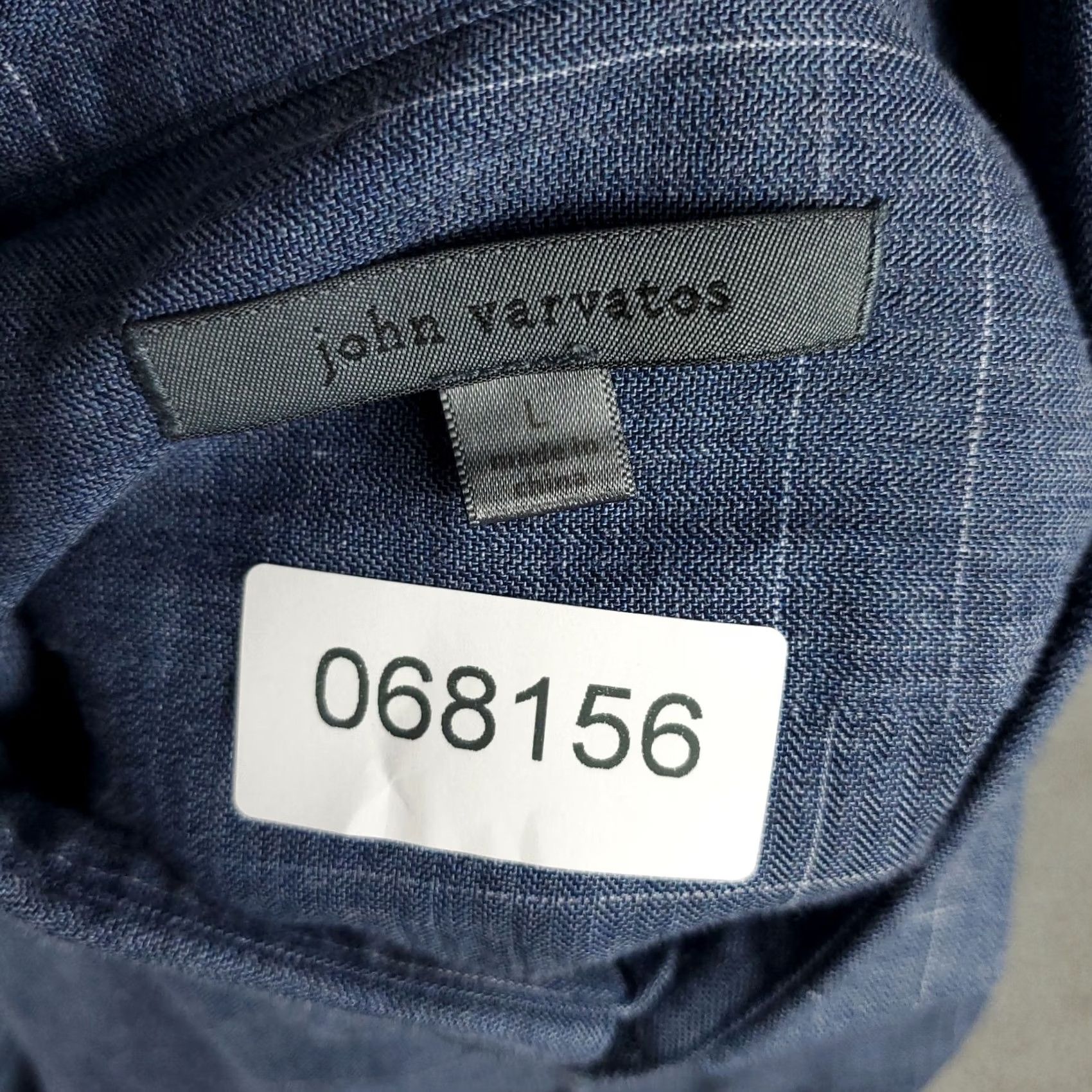 John Varvatos John Varvatos Shirt Mens Size L Blue Casual Button-Up Long Sleeve Vintage No Size US L / EU 52-54 / 3 - 8 Thumbnail
