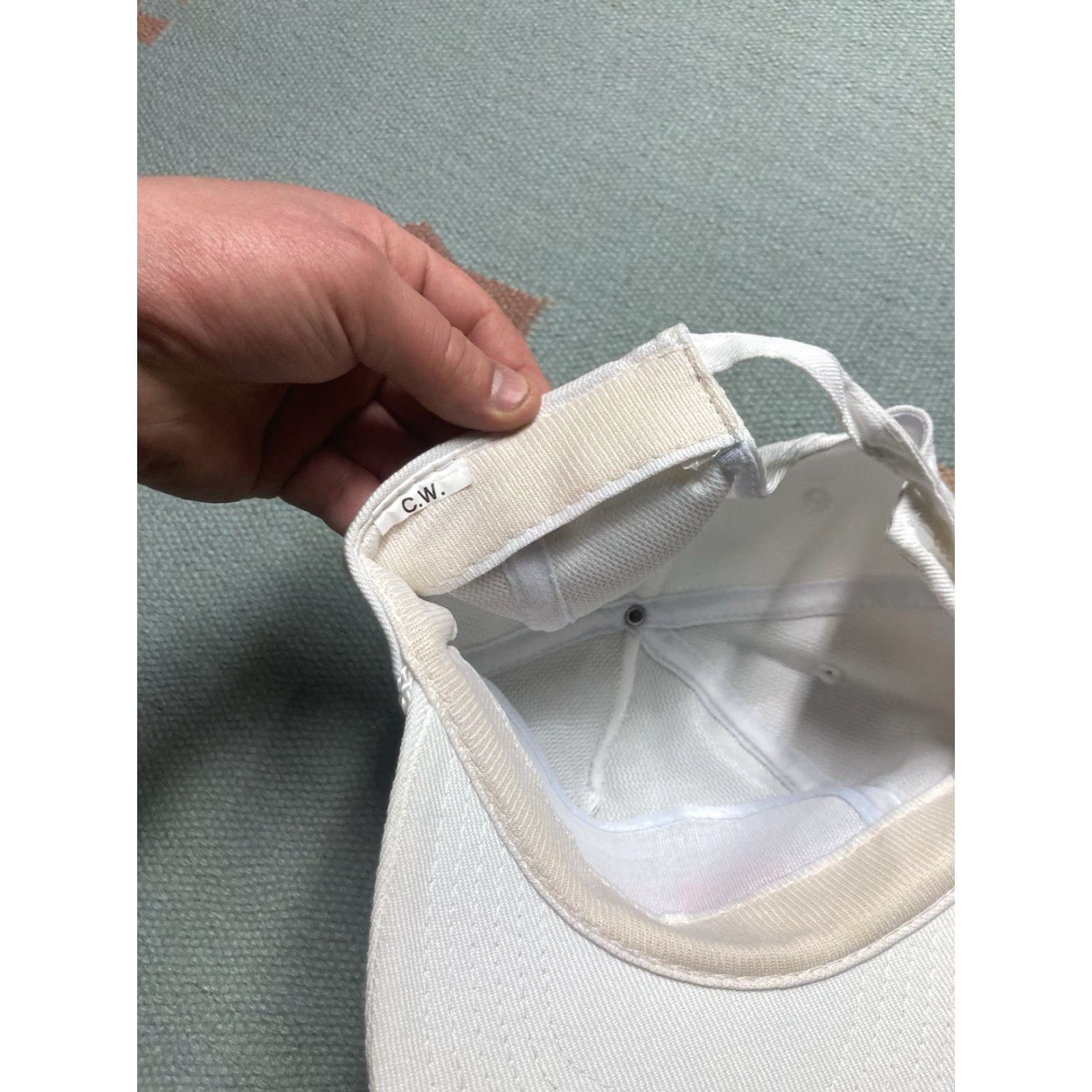Rainbow VINTAGE Rainbow Bahamas embroidered Strapback hat cap Beach Island white Men Adjustable Hat Size ONE SIZE - 7 Thumbnail