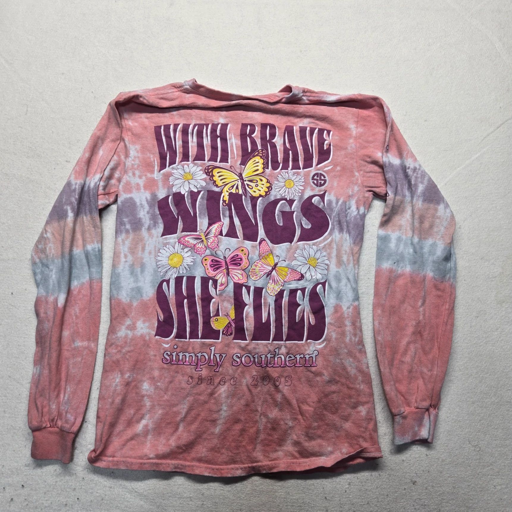 Pinko Simply Southern T-Shirt "Be The Good" Pink Crew Neck Long Sleeve Casual Women’s Regular Size S Size S / US 4 / IT 40 - 8 Thumbnail