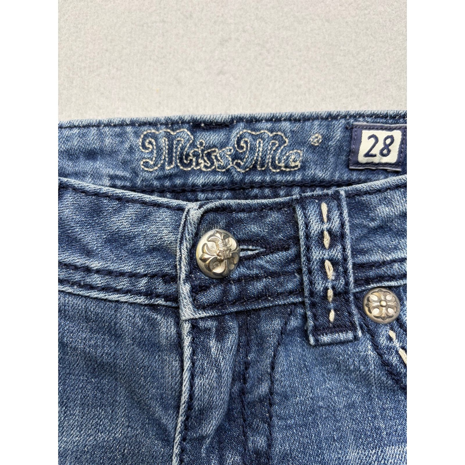 Miss Me Y2K Miss Me Bootcut Jeans Women’s Size 28 Distress Flare Size 28" / US 6 / IT 42 - 4 Thumbnail