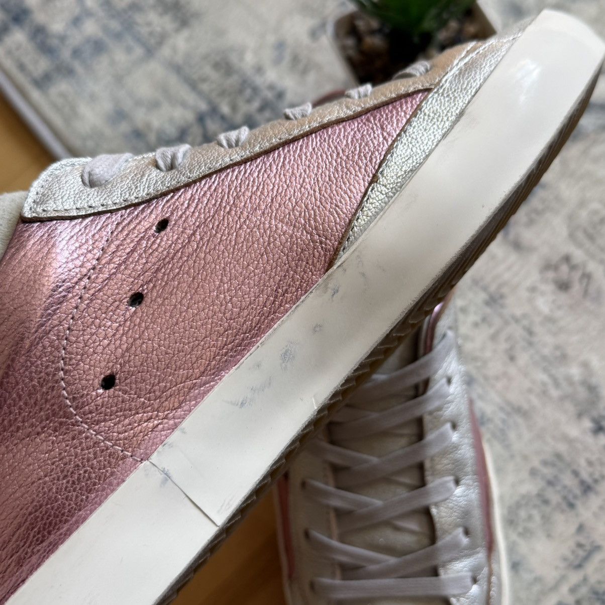 Philippe Model 📌 Philippe Model Pink Tennis Low Top Leather Sneakers 39 Size US 9 / IT 39 - 11 Thumbnail