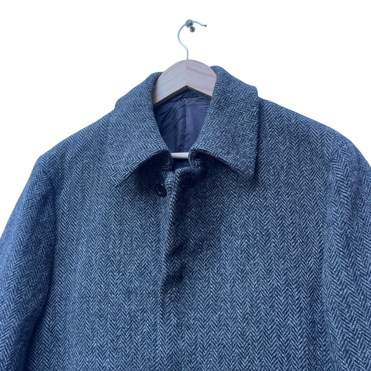 Designer × Harris Tweed 💥Vintage Harris Tweed Herringbone Parka Jacket Size US M / EU 48-50 / 2 - 3 Thumbnail