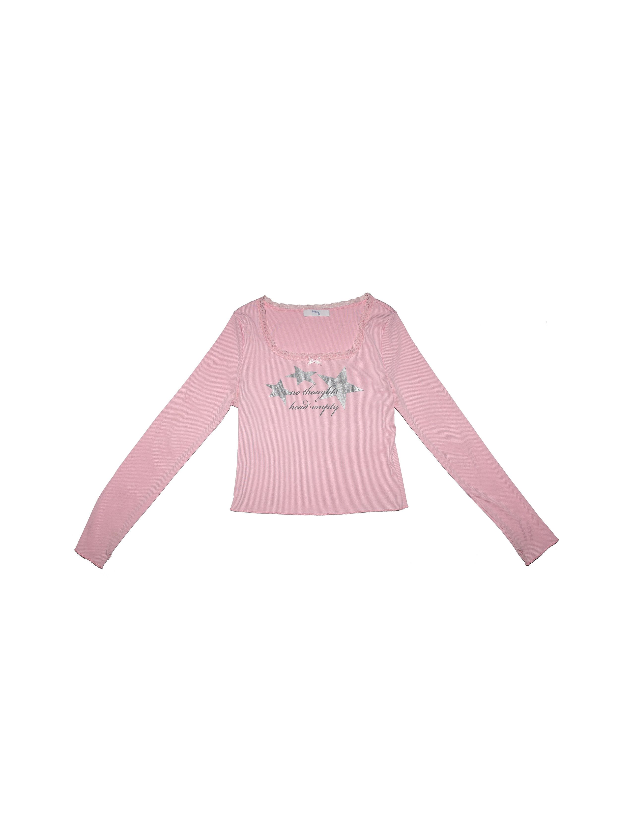 Praying Praying 'No Thoughts' Long Sleeve Shirt Size L / US 10 / IT 46 - 1 Thumbnail