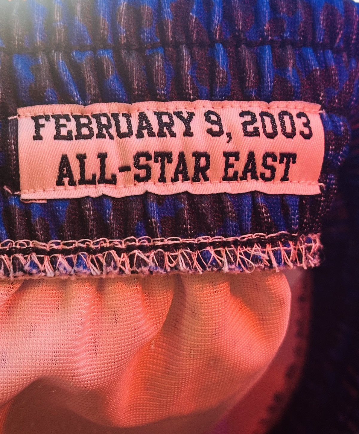 Nike Mitchell & Ness Swingman Shorts All-Star East 2003 Size US 34 / EU 50 - 6 Thumbnail