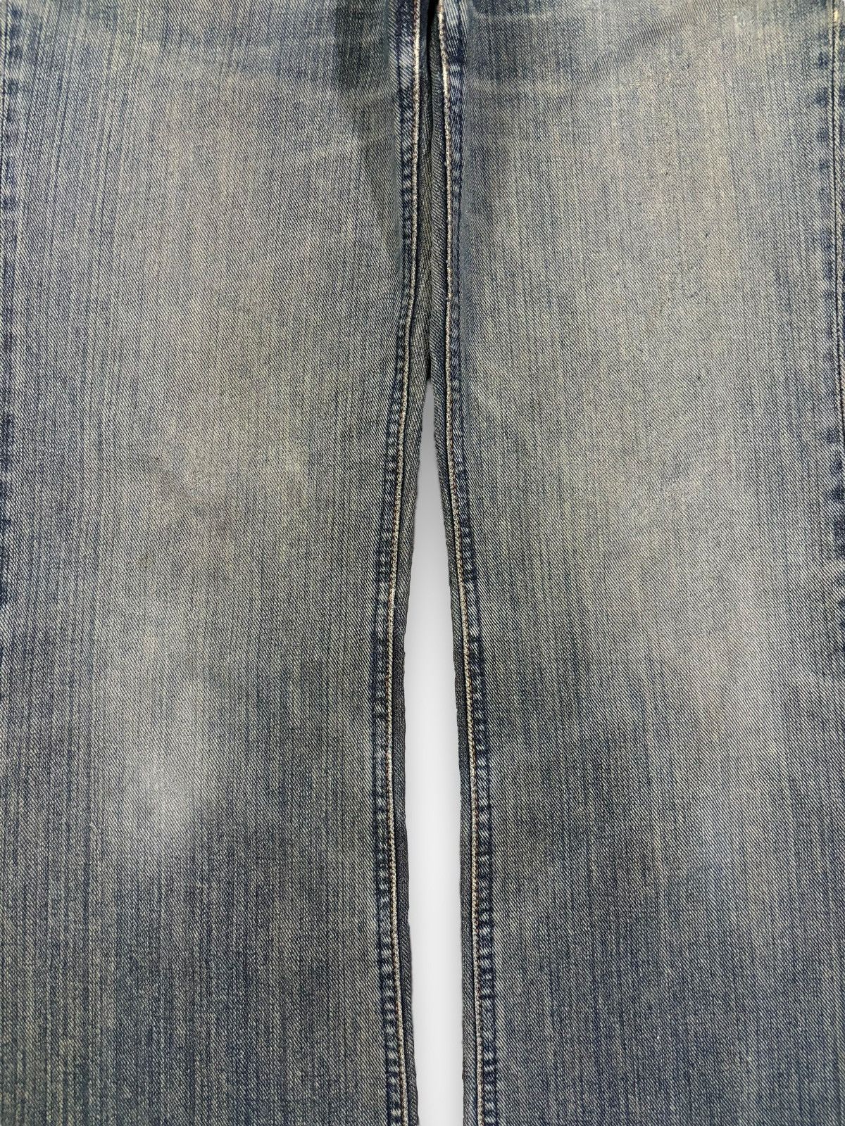 Lee Vintage 90s Lee Flare Bell Bottom Distressed Jeans Size US 30 / EU 46 - 7 Thumbnail
