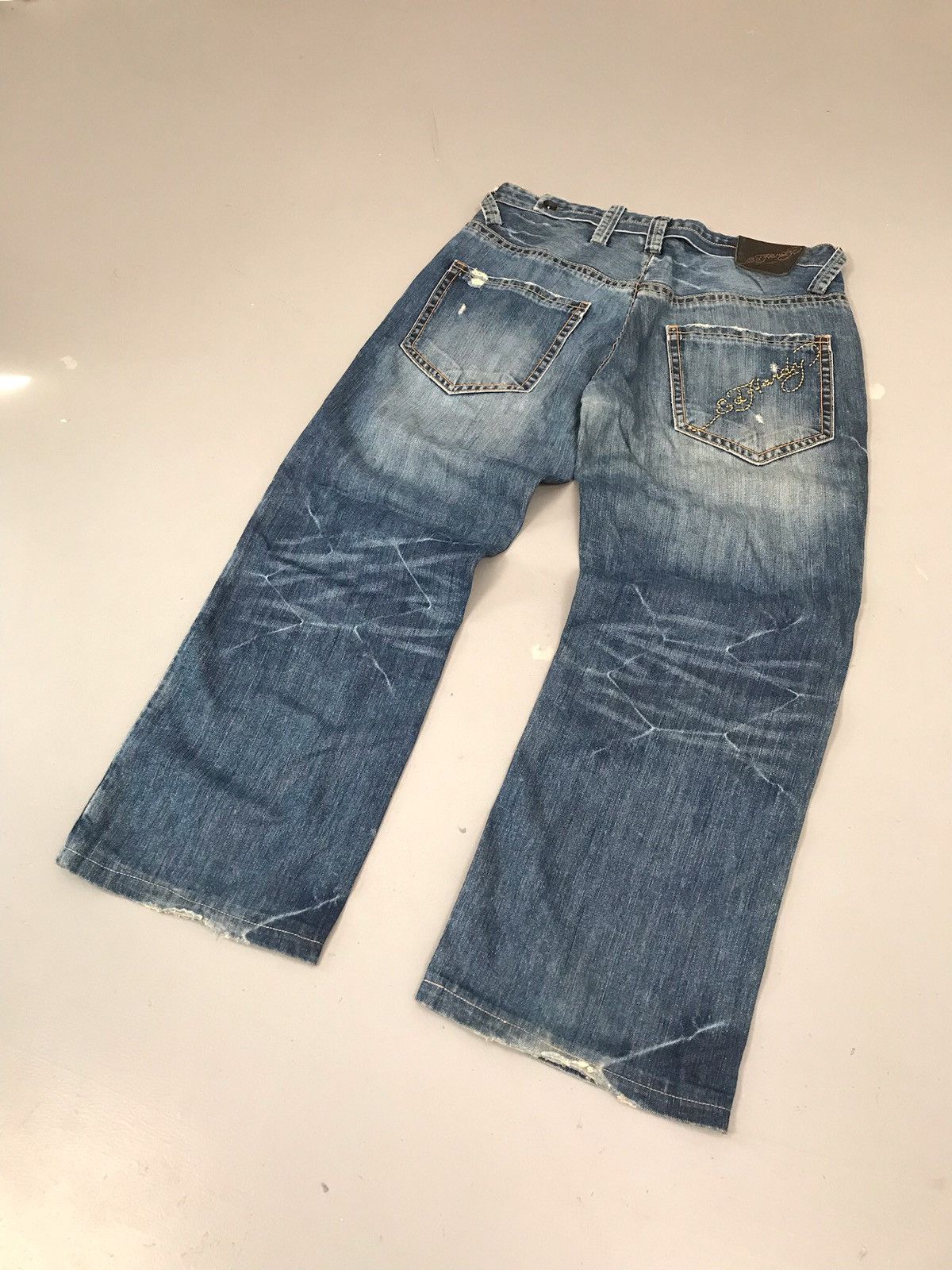 Ed Hardy × Vintage Vintage Edhardy tattoo denim Size US 36 / EU 52 - 6 Thumbnail