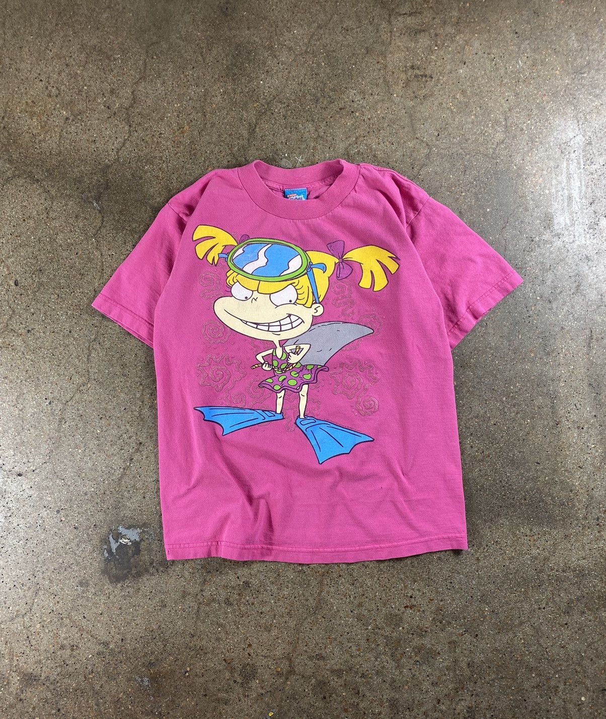 T-shirt Vintage Rugrats Nickelodeon 1997 - Dessin Animé Années 90, Blanc, Taille XL, Coton