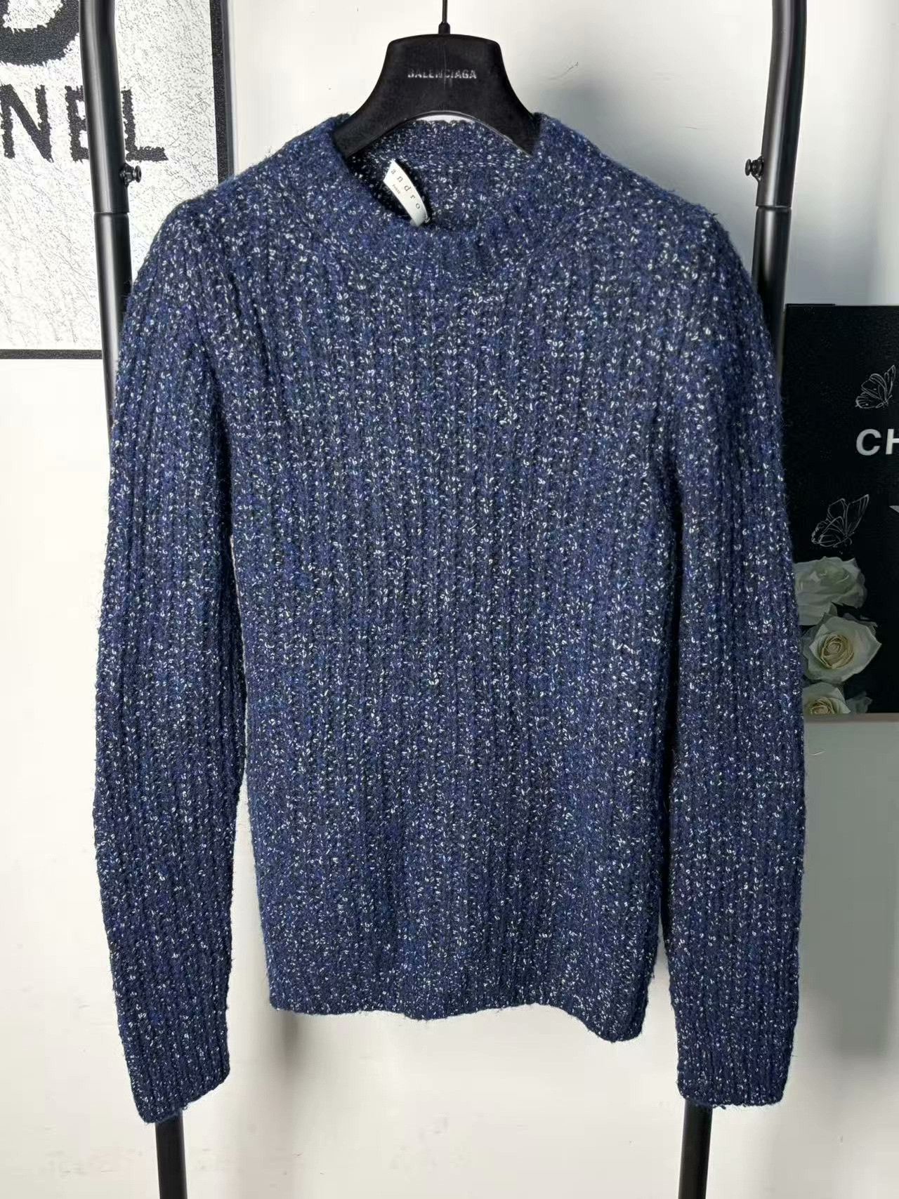 Sandro Sandro Knit White Sweater s Men Size US S / EU 44-46 / 1 - 1 Thumbnail