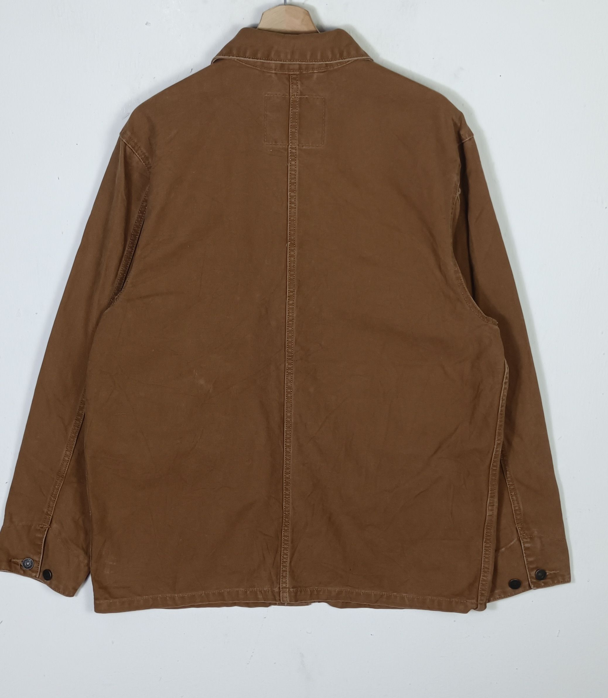 Levi's Levi's Cotton Canvas Trucker Jacket Size US L / EU 52-54 / 3 - 2 Thumbnail
