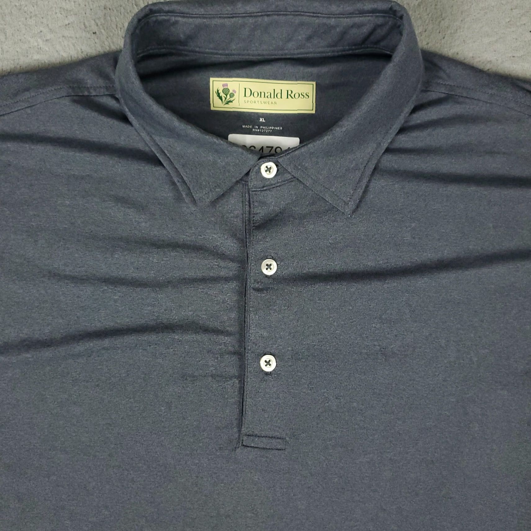 Vintage Donald Ross Polo Shirt Mens Size XL Gray Golf Long Sleeve Polo Shirt Mens XL Gray Donald Ross Golf Long Sleeve Polo Shirt Mens Gray XL Size US XL / EU 56 / 4 - 2 Thumbnail