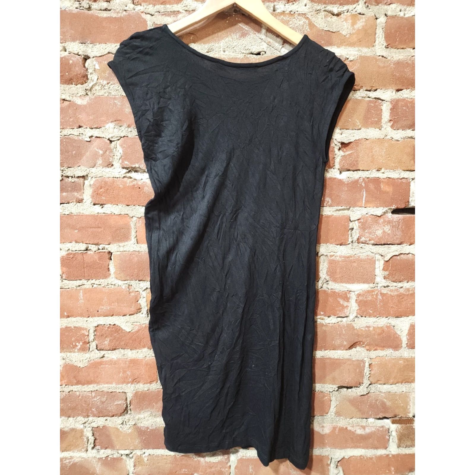 Allsaints VINTAGE AllSaints Black Sabie Draped Cap Sleeve Dress 2 Womens Mini Dress Black Cap Sleeve 90s Event Womens Size XS / US 0-2 / IT 36-38 - 2 Thumbnail