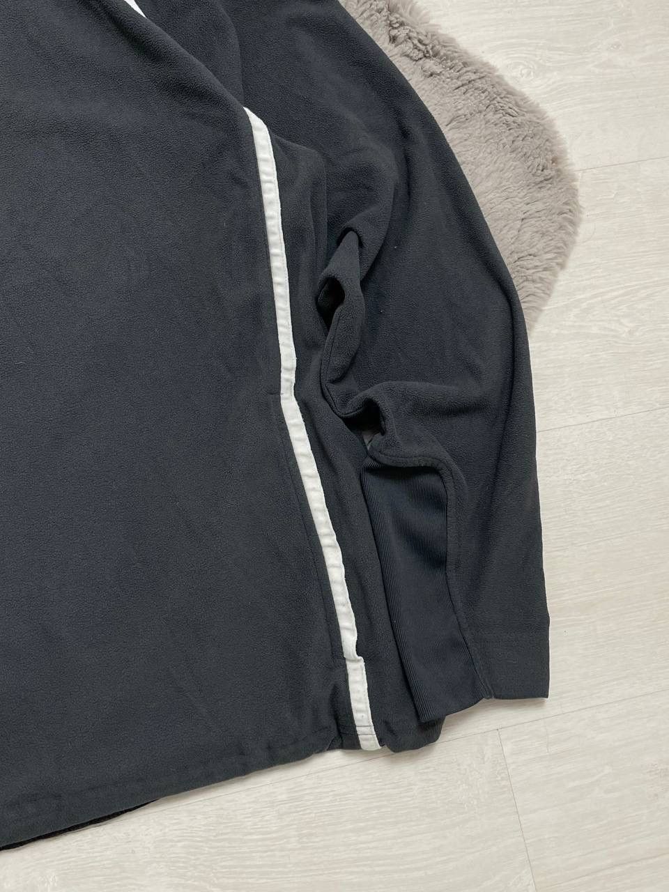 Nike × Vintage Nike Vintage 00’s Fleece Hooded CENTER Swoosh Oversized Size US L / EU 52-54 / 3 - 5 Thumbnail