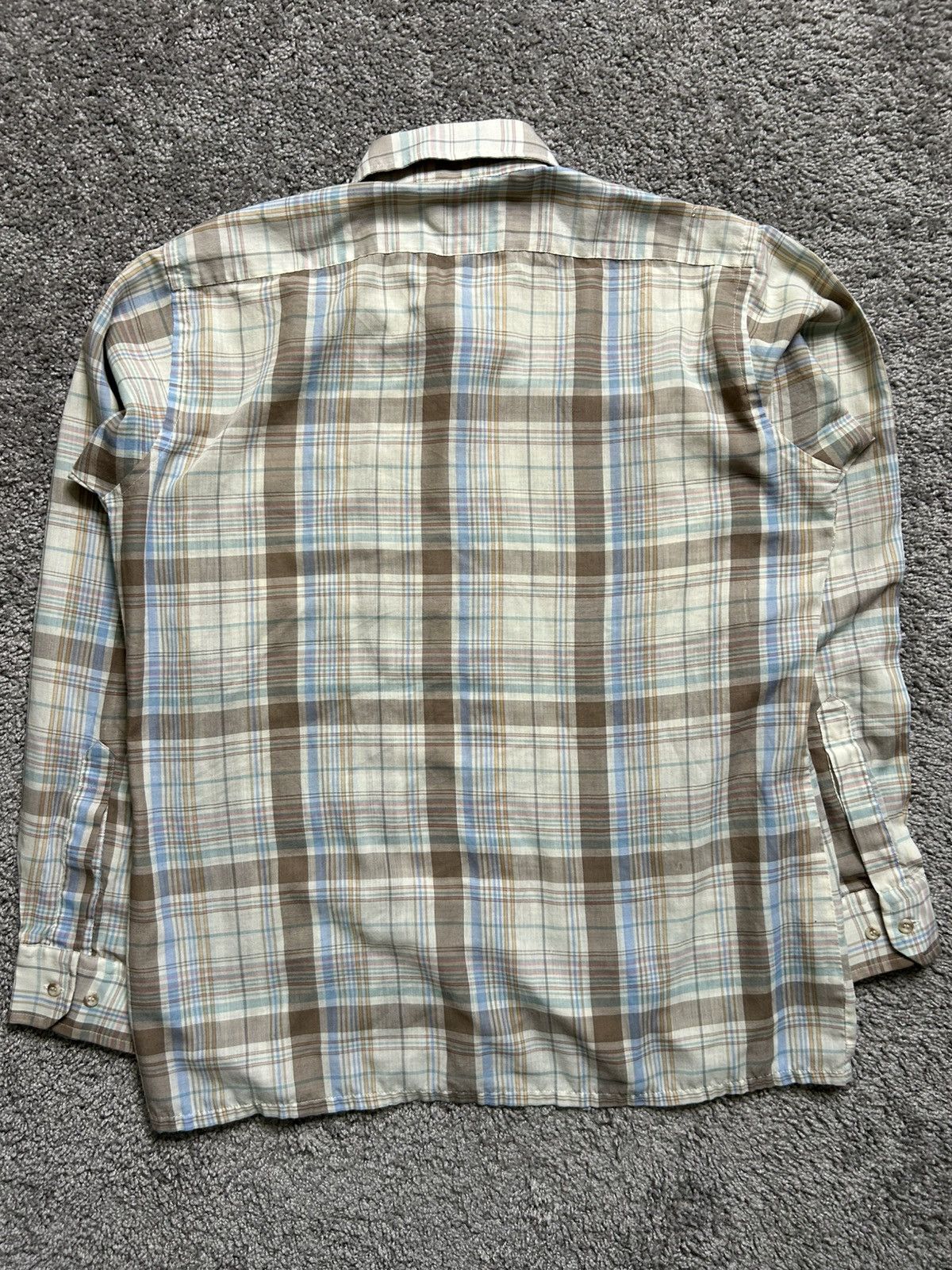 Arrow × Vintage Vintage 80s Arrow Sportswear Checkered Shirt Single Needle Size US M / EU 48-50 / 2 - 7 Thumbnail