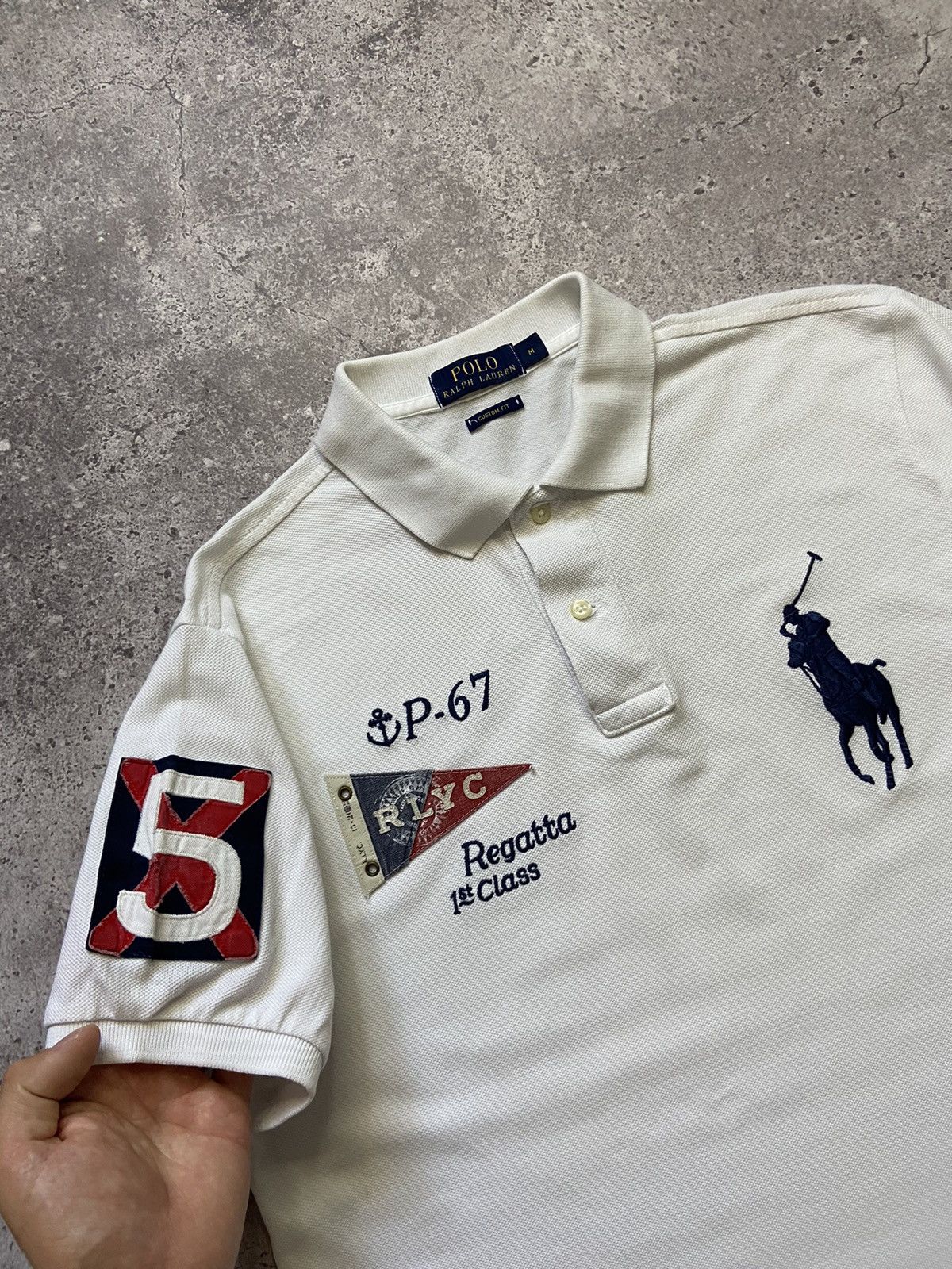 Polo Ralph Lauren Vintage Polo Ralph Lauren RLYC Regatta Big Logo Pony Rare Size US M / EU 48-50 / 2 - 2 Thumbnail