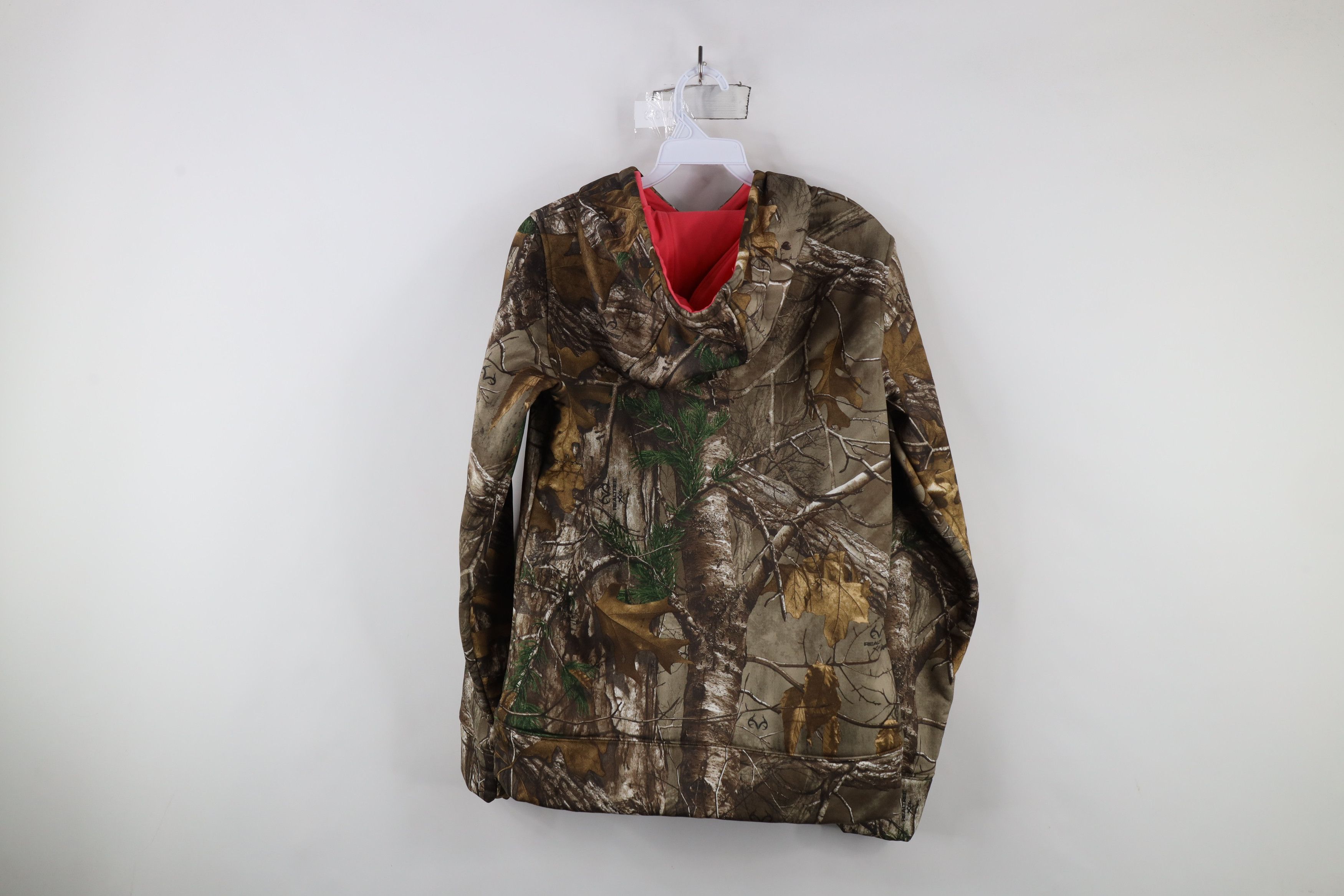 Under Armour × Vintage Under Armour Big Logo Realtree Camouflage Hoodie Sweatshirt Size S / US 4 / IT 40 - 9 Thumbnail