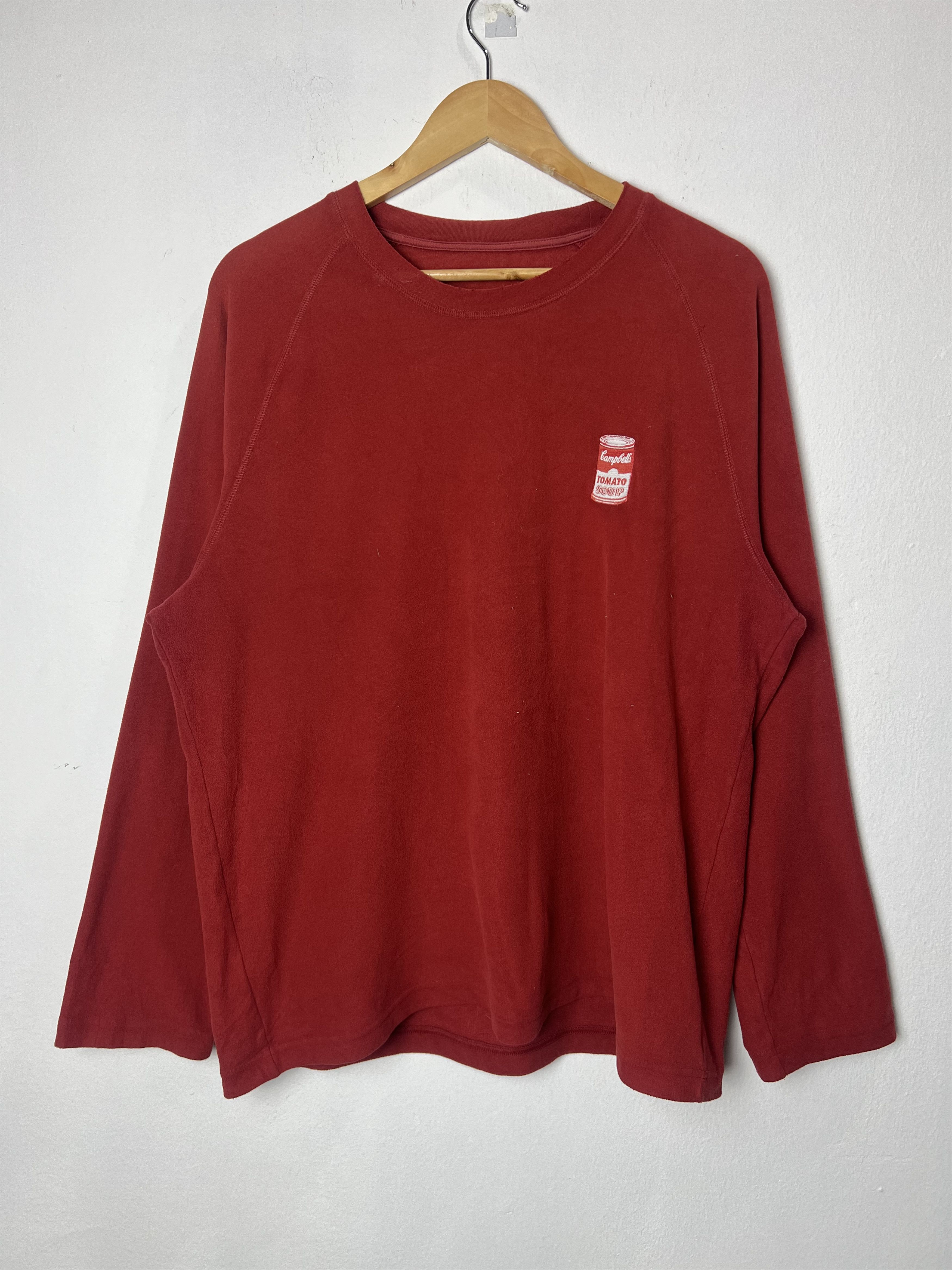Andy Warhol × Uniqlo Andy Warhol x Uniqlo Campbells Tomato Fleece Sweatshirt Size US XL / EU 56 / 4 - 1 Thumbnail
