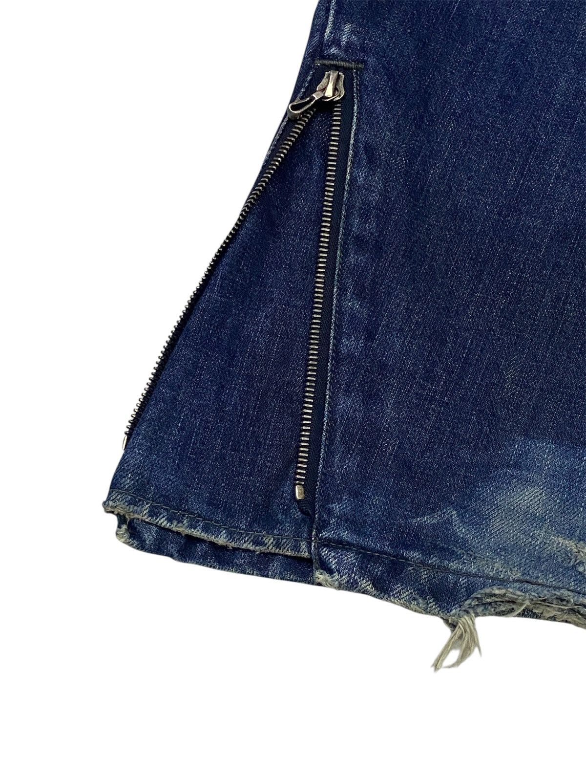 junhashimoto 💃Junhashimoto Curved Leg Flare Denim Jeans Size US 30 / EU 46 - 12 Thumbnail