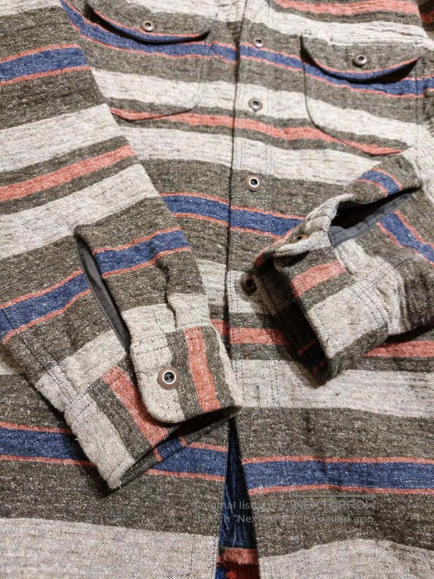 RRL Ralph Lauren Striped Double Cloth Workshirt. Size US M / EU 48-50 / 2 - 7 Thumbnail