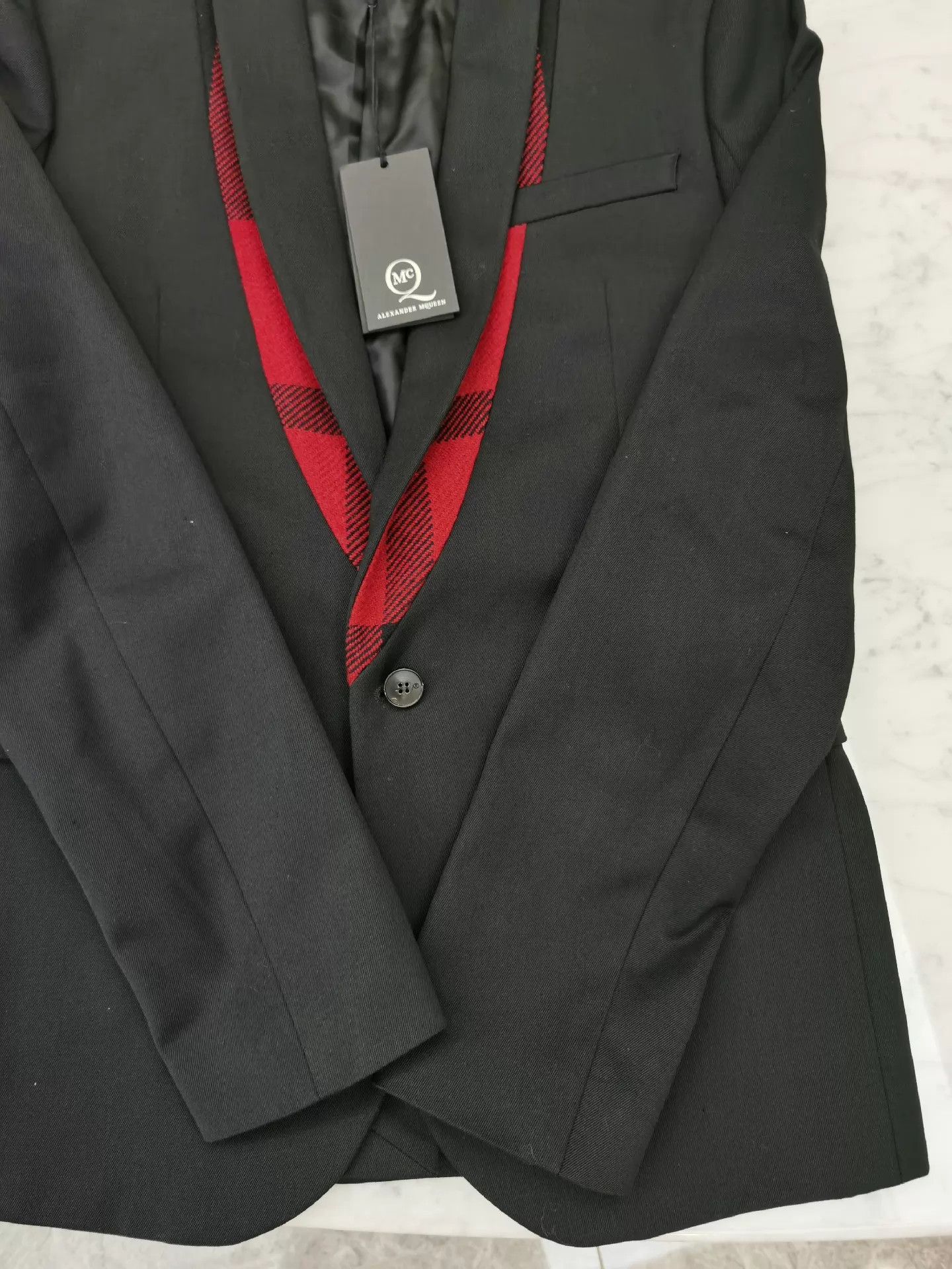 Alexander McQueen Alexander McQueen Paneled Collar Blazer 48 (New) Size 48R - 7 Thumbnail