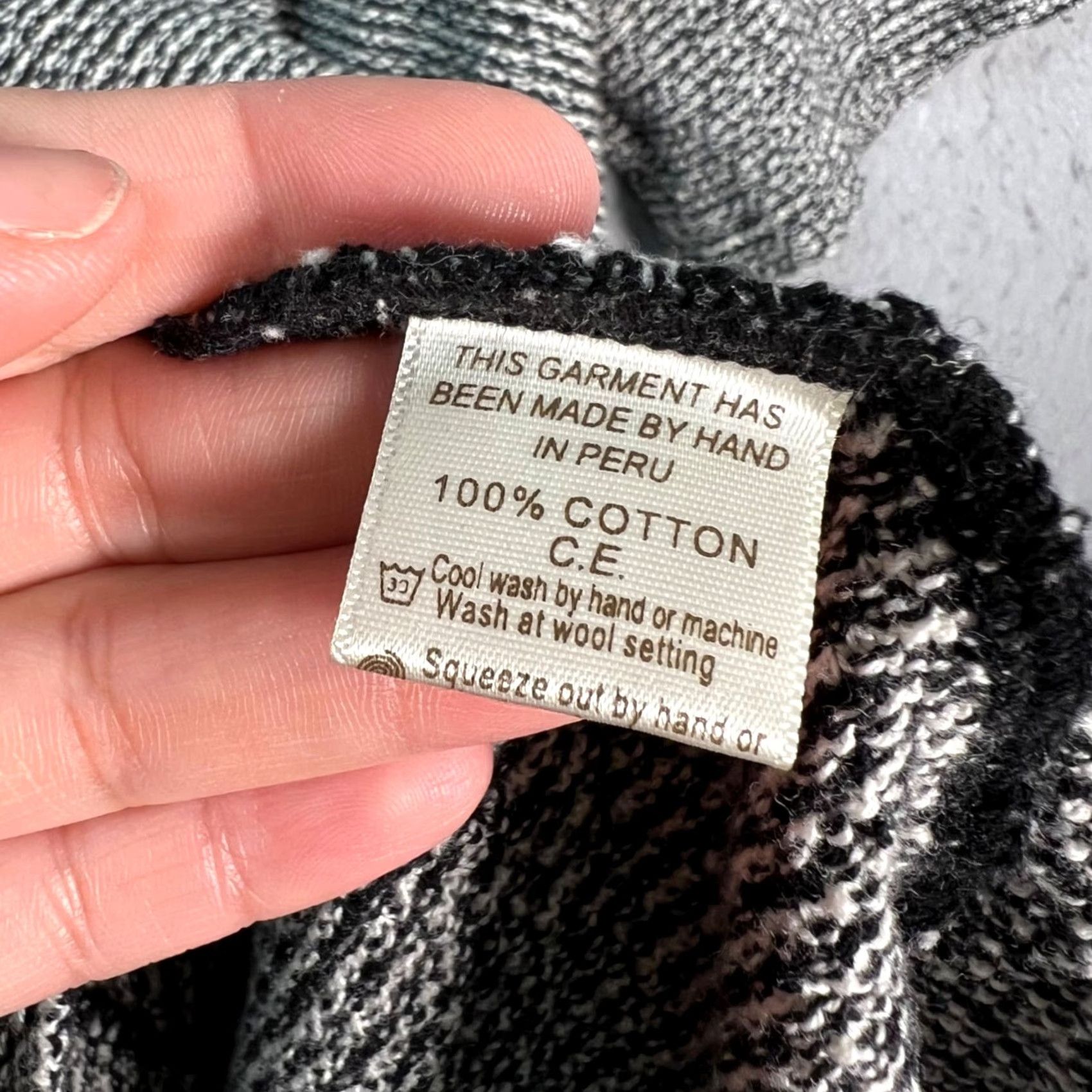 Vintage Martine And Juan T-Shirt Knit Cotton Gray Short Sleeve Crew Neck Peruvian Made In Peru Womens Size S Size US S / EU 44-46 / 1 - 4 Thumbnail