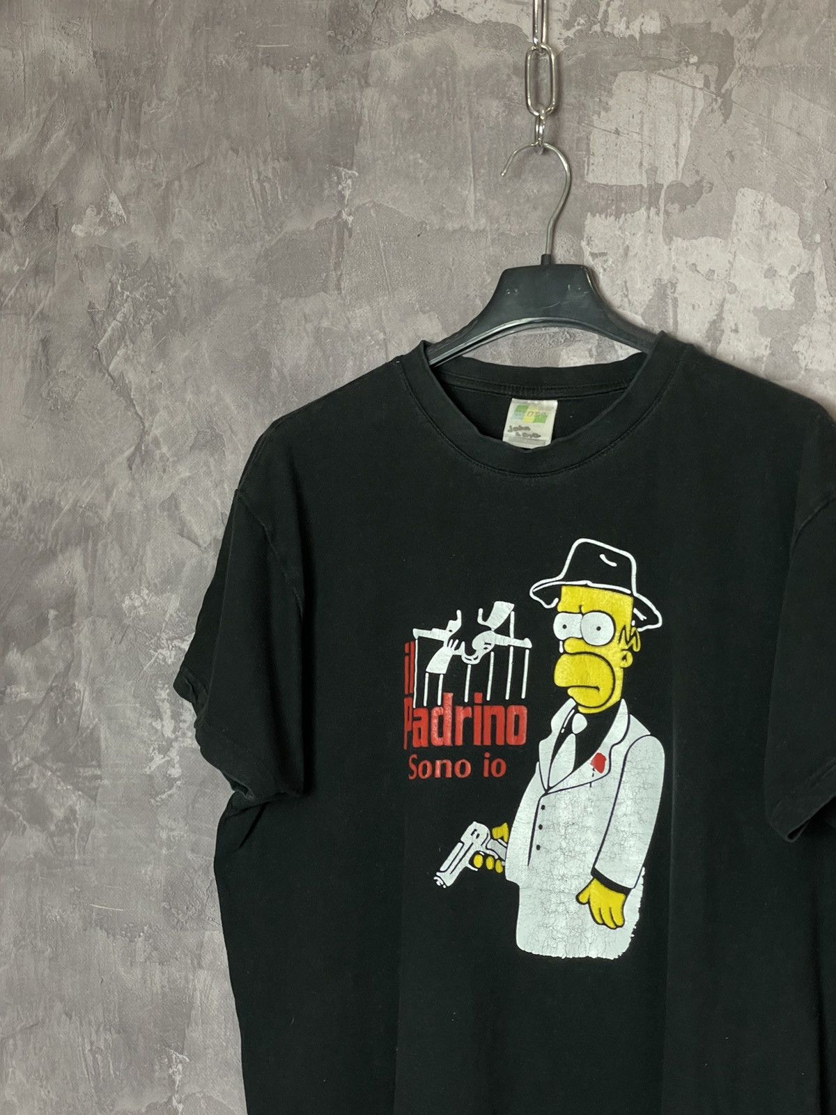The Simpsons × Vintage Vintage The Simpsons Homer T-Shirt “Padrino” God Father Paro Size US L / EU 52-54 / 3 - 4 Thumbnail