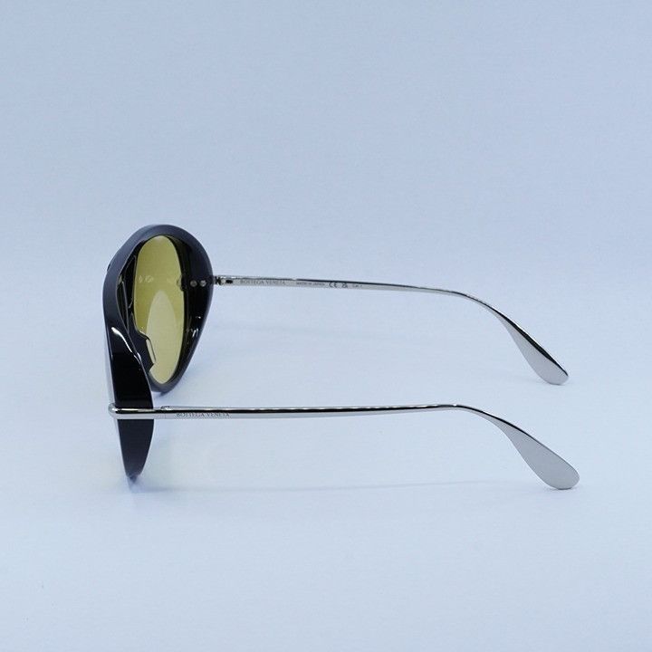 Bottega Veneta Bottega Veneta BV1274S 002 Sunglasses Black Aviator Frame Size ONE SIZE - 5 Thumbnail
