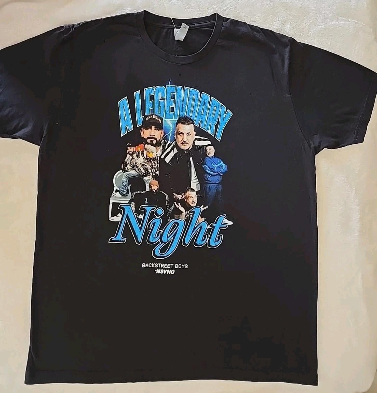 Next Level Apparel Joey Fatone NSYNC & AJ Mclean BACKSTREET BOYS T Shirt XL Size US XL / EU 56 / 4 - 1 Thumbnail