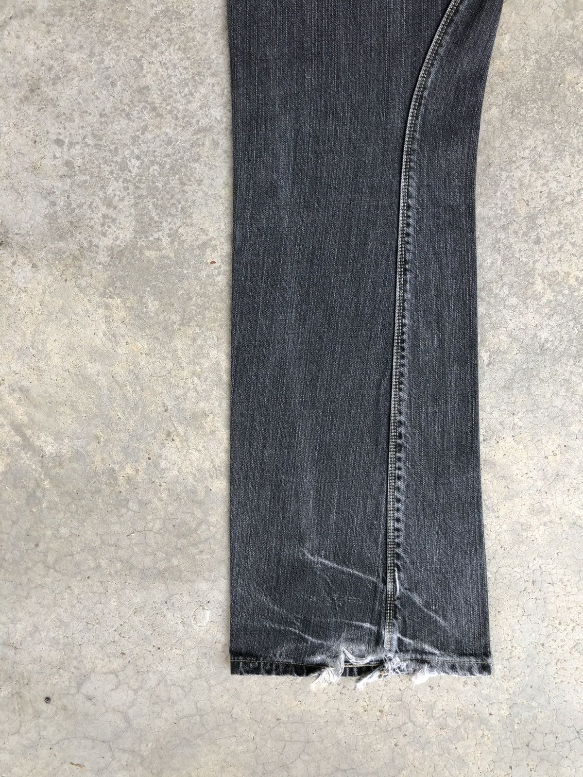 If Six Was Nine Y2k Levi’s Engineered Flared Jeans Distressed Bootcut Size US 34 / EU 50 - 11 Thumbnail