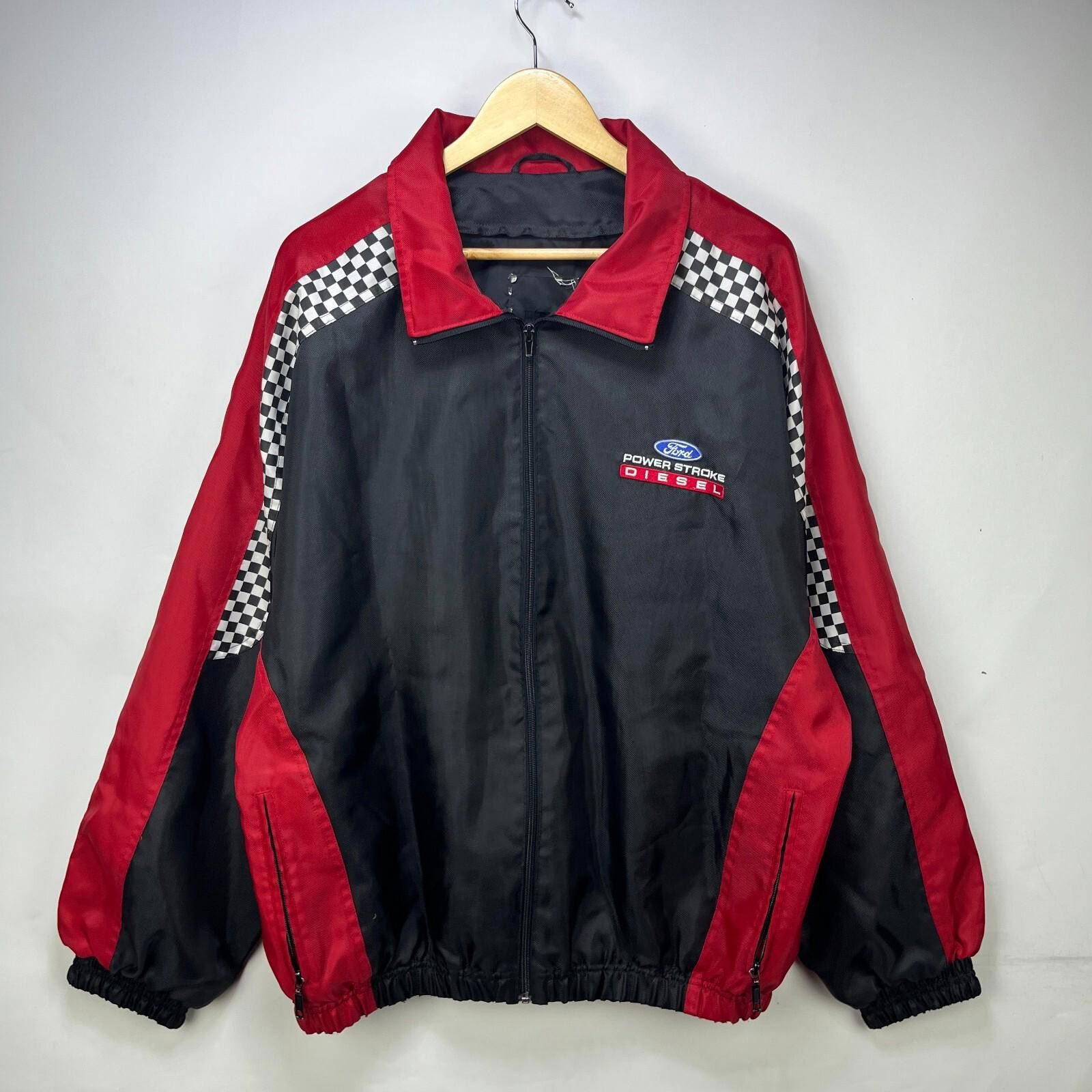 Diesel Vintage 90s Ford Power stroke Diesel Racing Jacket XL Size US XL / EU 56 / 4 - 4 Thumbnail