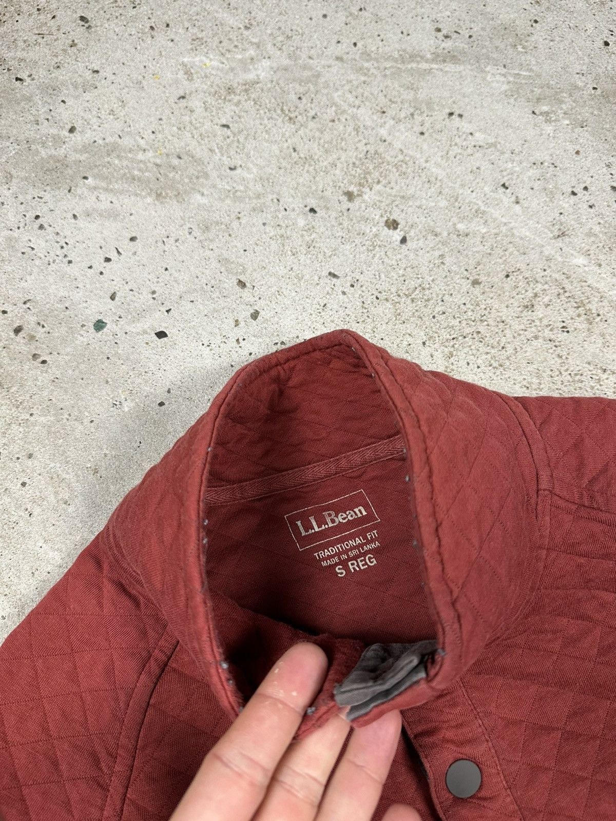 L.L. Bean × Vintage L.L. Bean Quilted Red Sweatshirt Half Button Outdoor Size US S / EU 44-46 / 1 - 8 Thumbnail