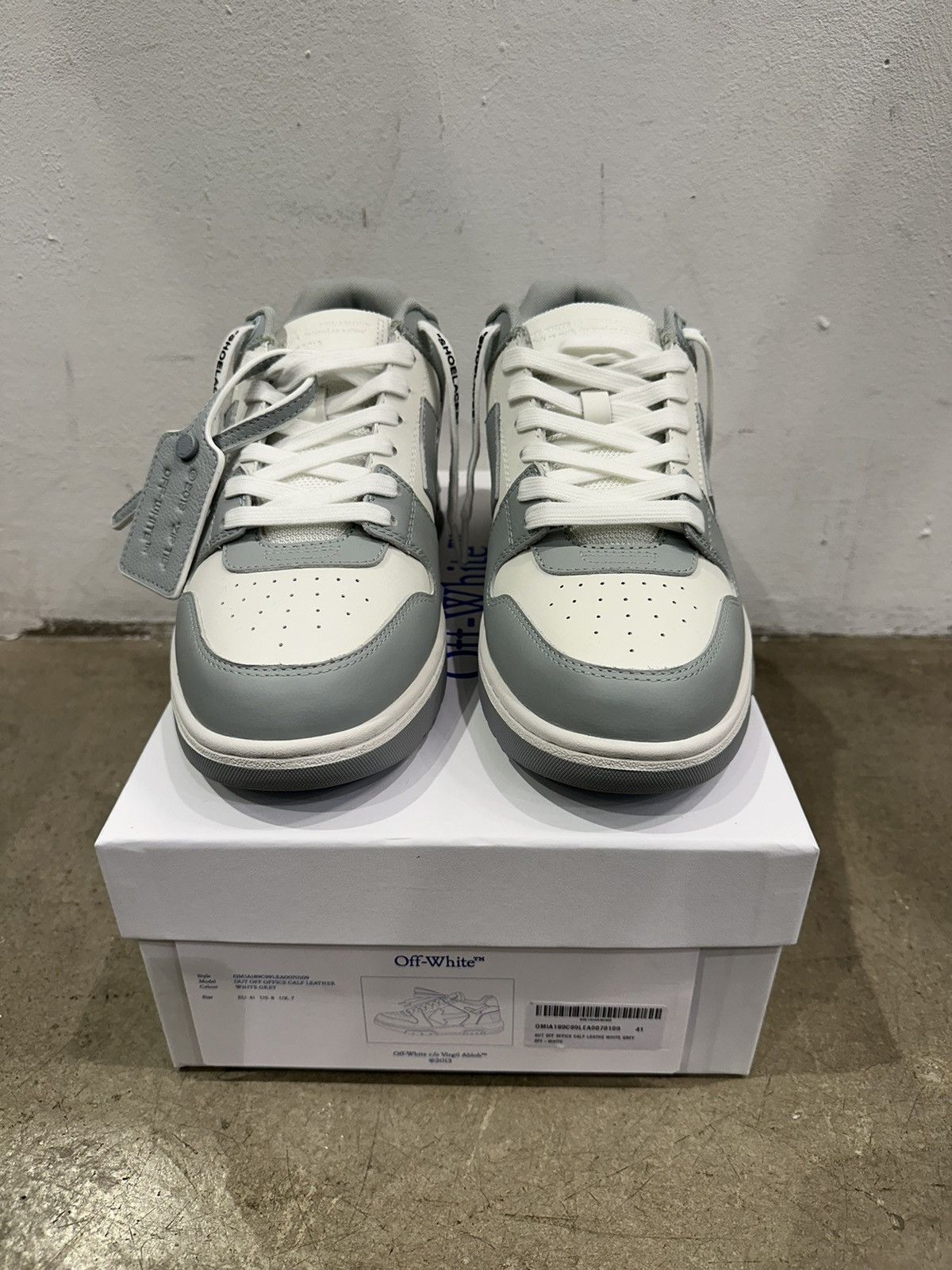 Off-White Off White Out Of Office Grey White Sneaker Size US 9 / EU 42 - 3 Thumbnail