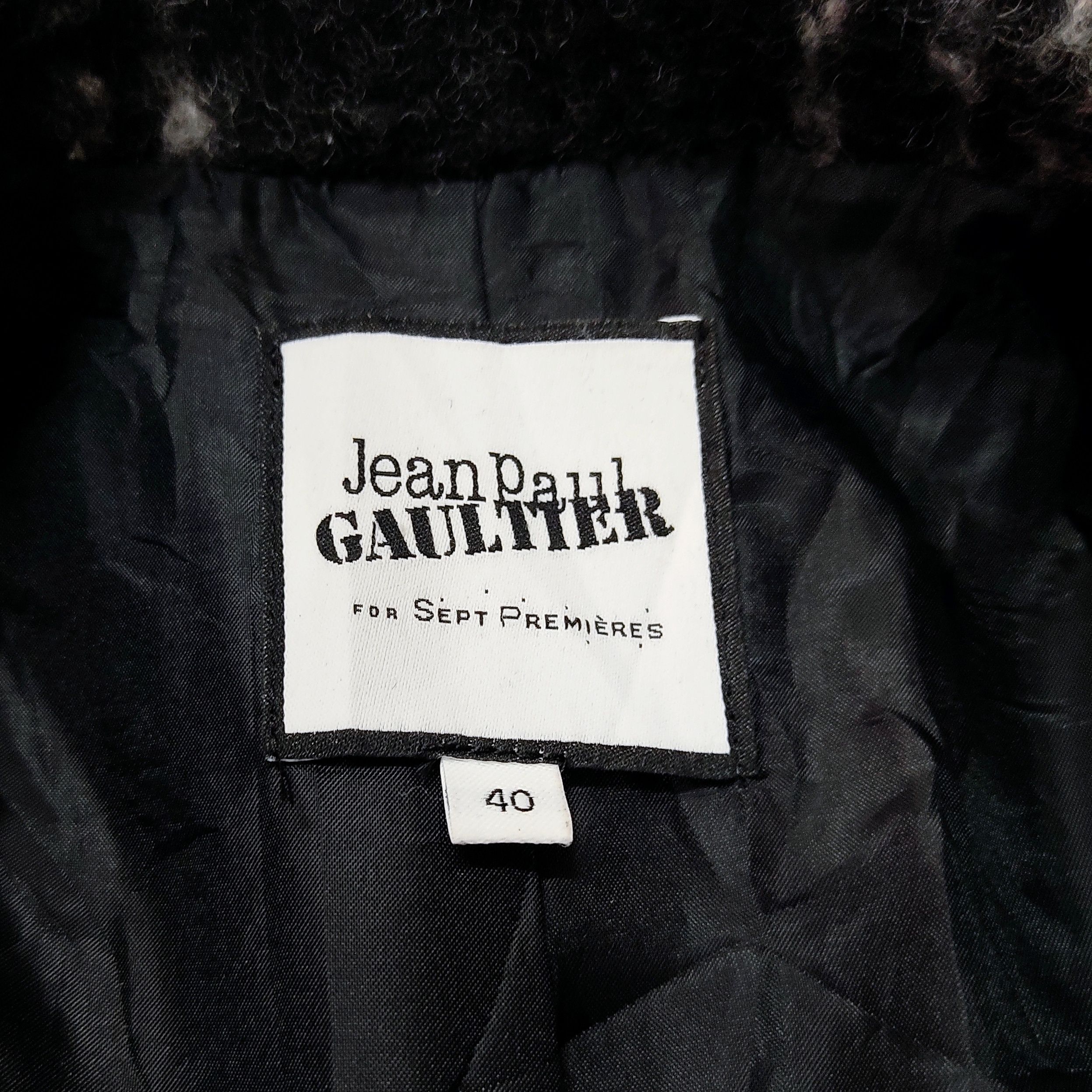 Jean Paul Gaultier Jean Paul Gaultier x Sept Premiers Plaid Coat Jacket Size L / US 10 / IT 46 - 9 Thumbnail