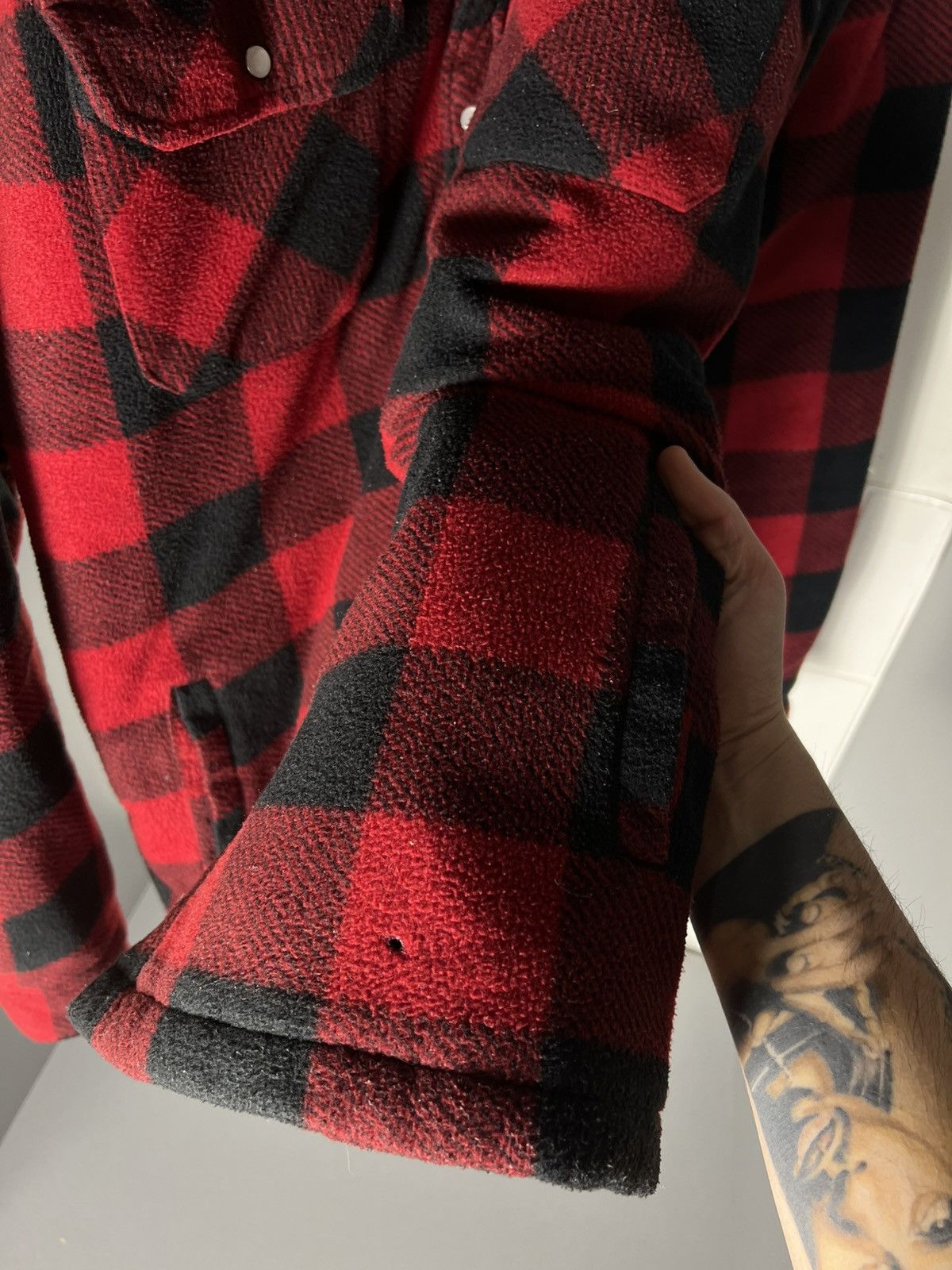 Dickies VINTAGE DICKIES FLANNEL SHERPA JACKET CASUAL DESIGNER 90s Size US XXL / EU 58 / 5 - 18 Thumbnail