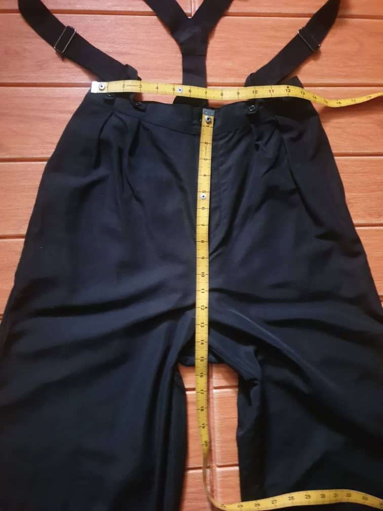 Japanese Brand Studio clip Japanese brand overall black pant Size 30" / US 8 / IT 44 - 7 Thumbnail