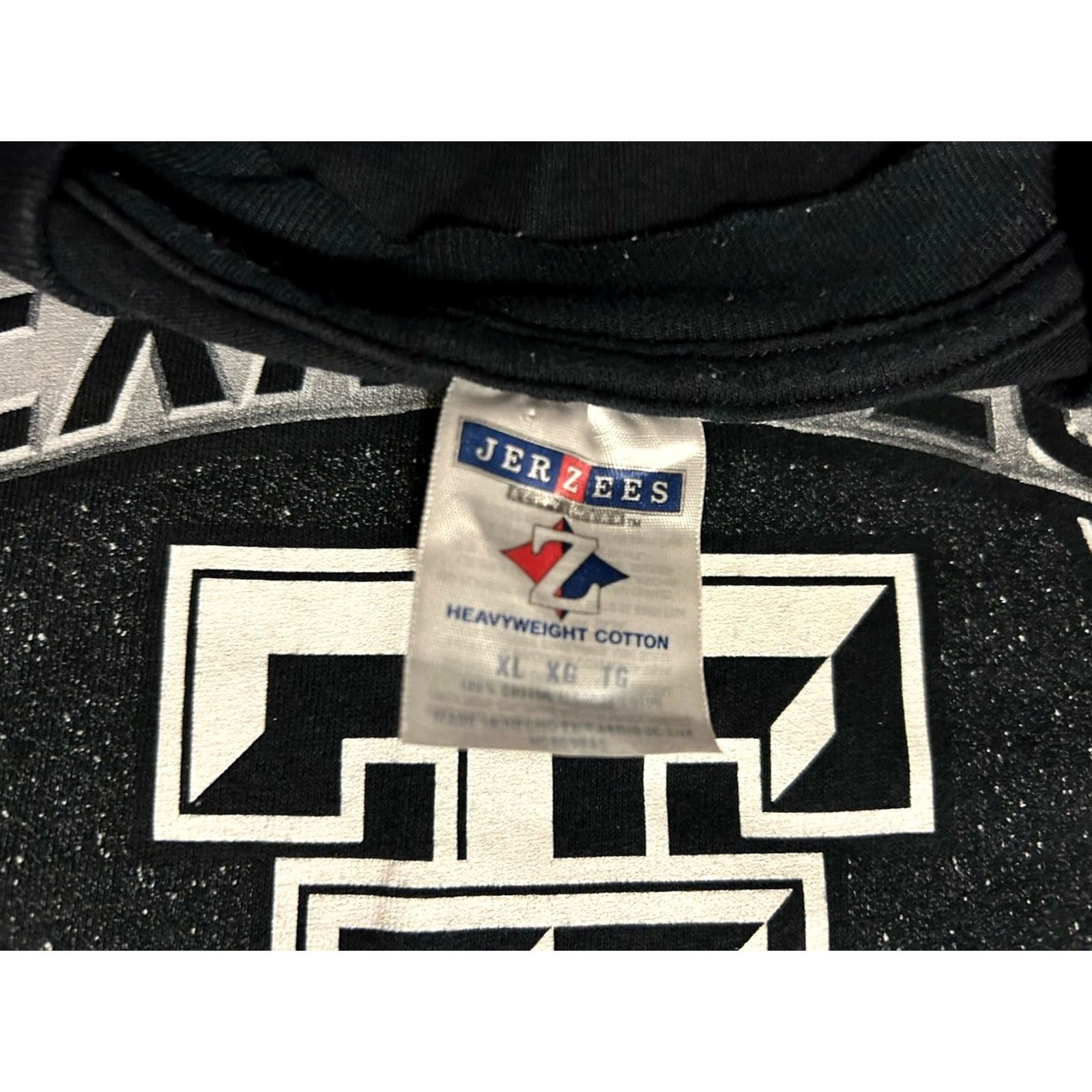 Jerzees VINTAGE? No — Texas Tech Red Raiders Shirt Men XL Black Short Sleeve Graphic Crew Neck Jerzees Texas Tech University College 2010s 90s era? Size US XL / EU 56 / 4 - 5 Thumbnail