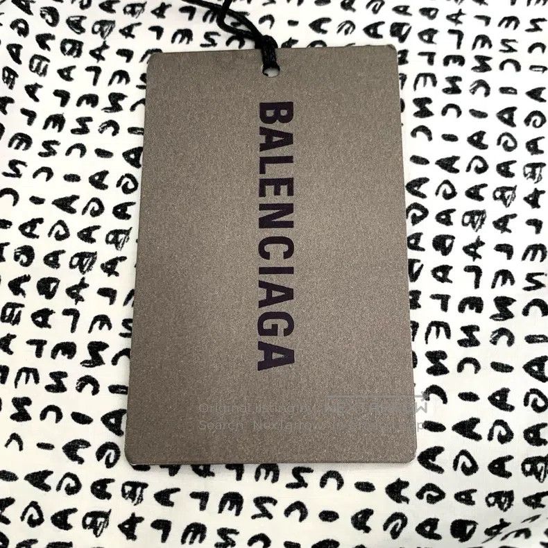 Balenciaga Balenciaga Graffiti Logo Fully Printed Collar Patchwork Co Size XS / US 0-2 / IT 36-38 - 8 Thumbnail