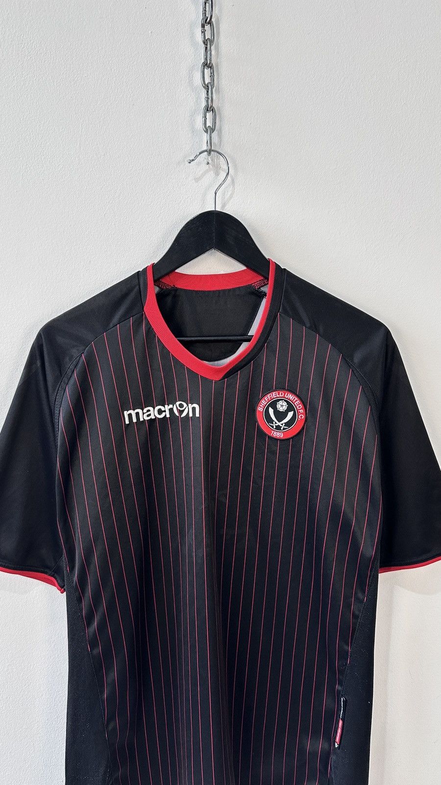 Macron Sheffield United 2010-2011 Away Football Shirt Jersey Macron Size US L / EU 52-54 / 3 - 4 Thumbnail