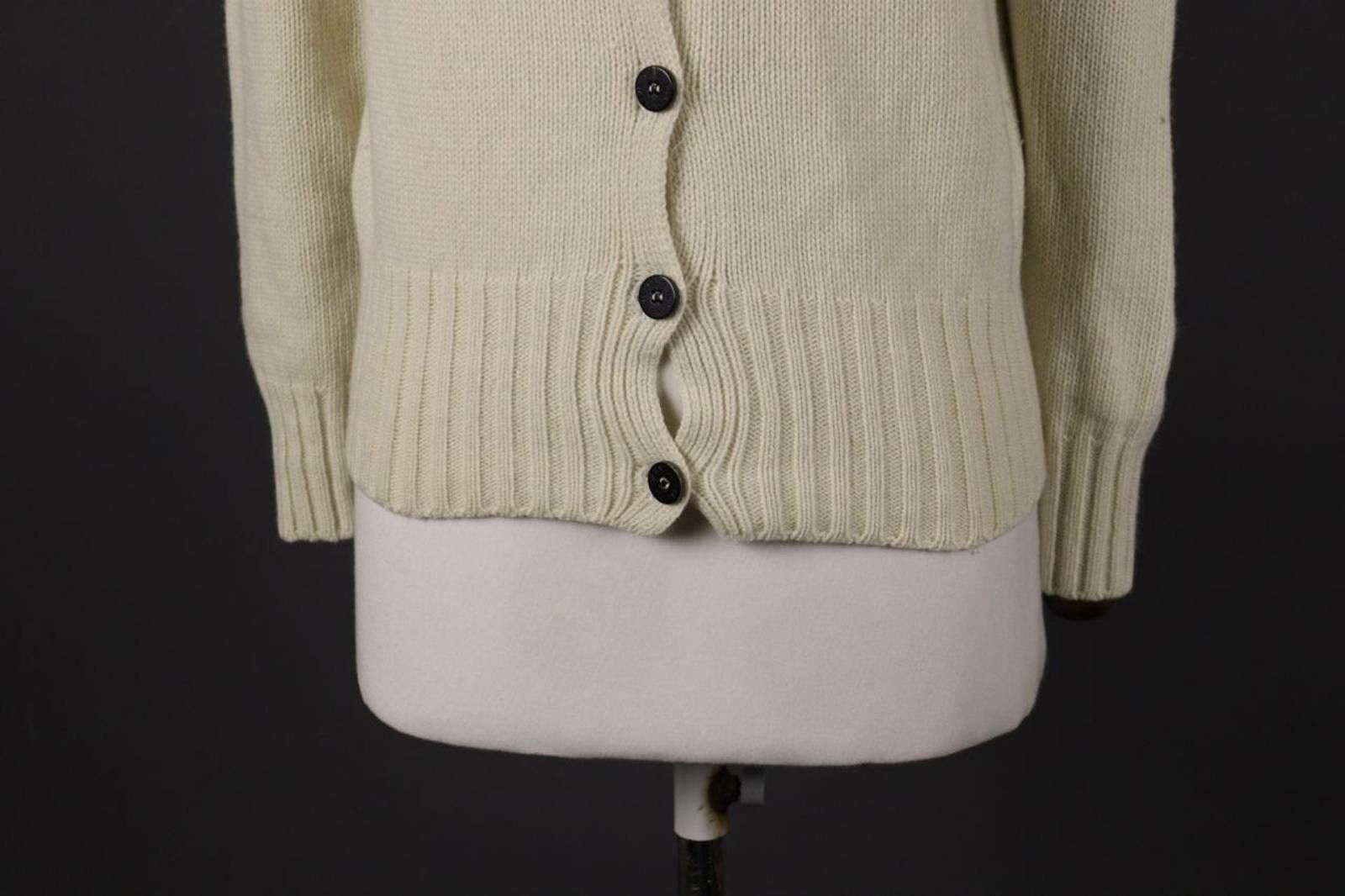 Iris von Arnim Iris Von Arnim Beige Wool Knit Cardigan Sweater Size M Size M / US 6-8 / IT 42-44 - 3 Thumbnail