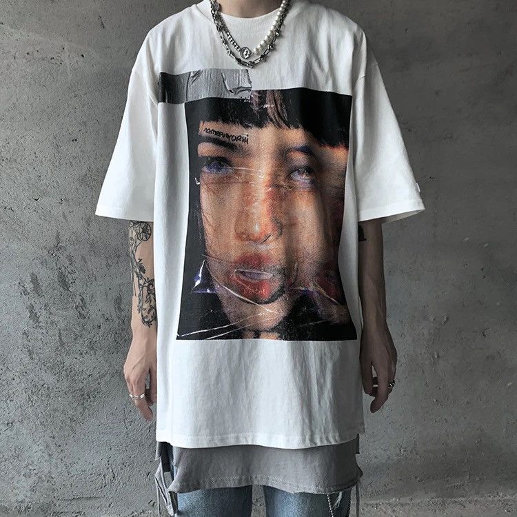 Other Girl Graphic Collage Tee Shirt y2k retro style Size US L / EU 52-54 / 3 - 2 Thumbnail