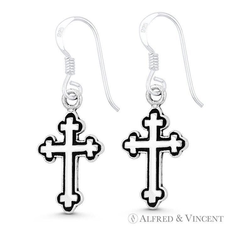 Other St. Thomas Medieval Cross Dangling Hook Earrings Size ONE SIZE - 1 Preview