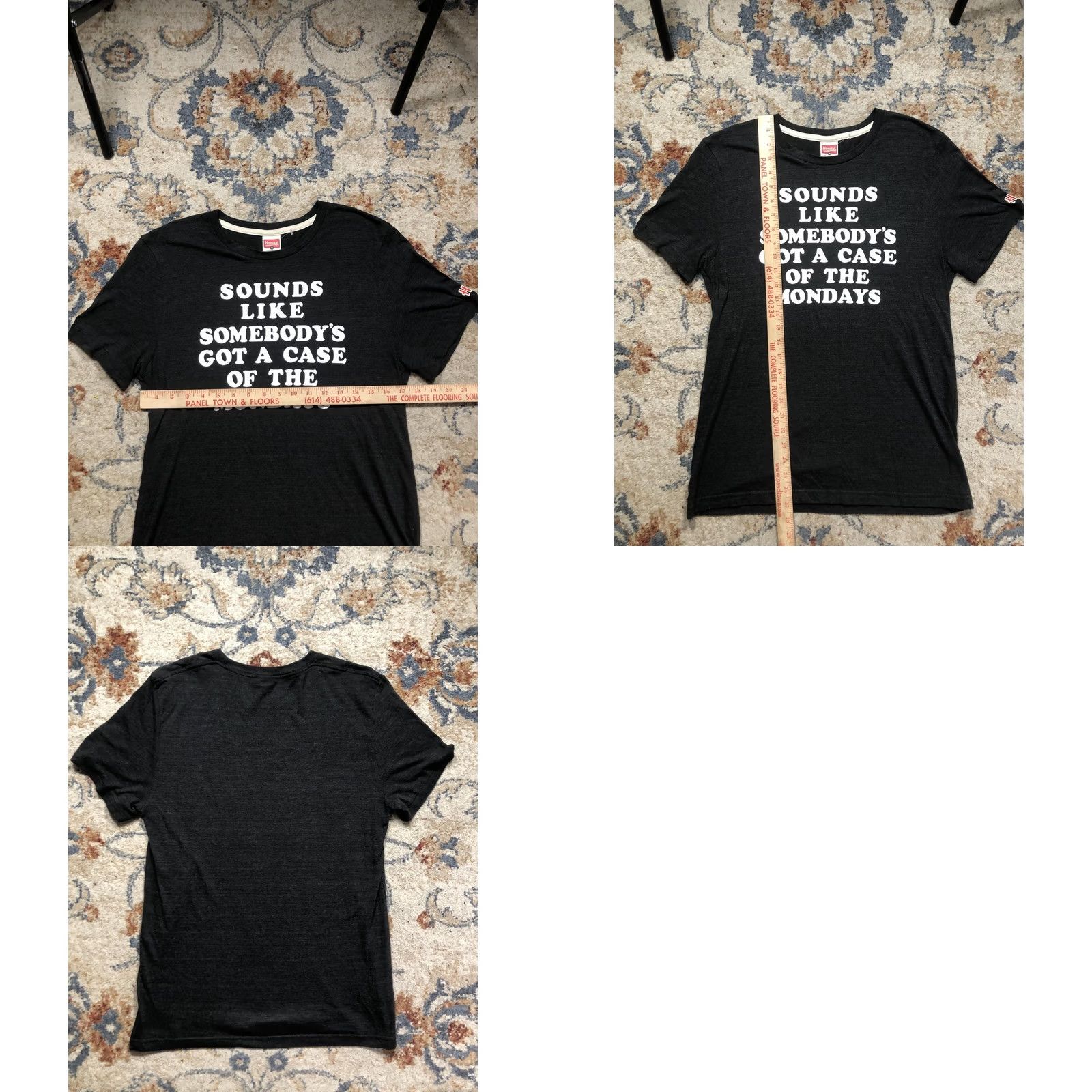 Vintage Homage Shirt Mens M Black Case Of The Mondays Office Space Graphic Tee Size US M / EU 48-50 / 2 - 8 Thumbnail