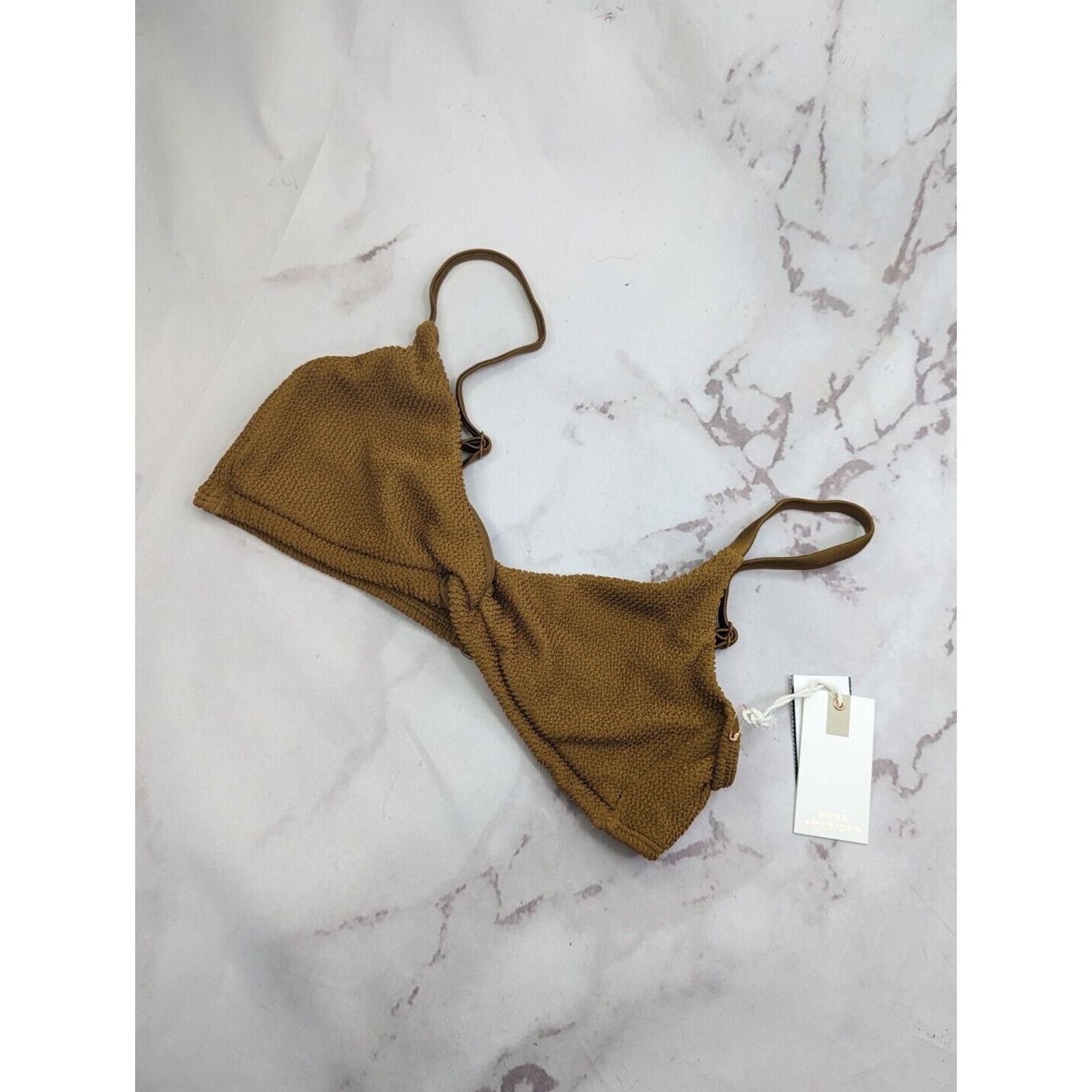 Good American Good American Swim Top Women 2 M Crinkle Bikini Swimsuit Size M / US 6-8 / IT 42-44 - 1 Thumbnail