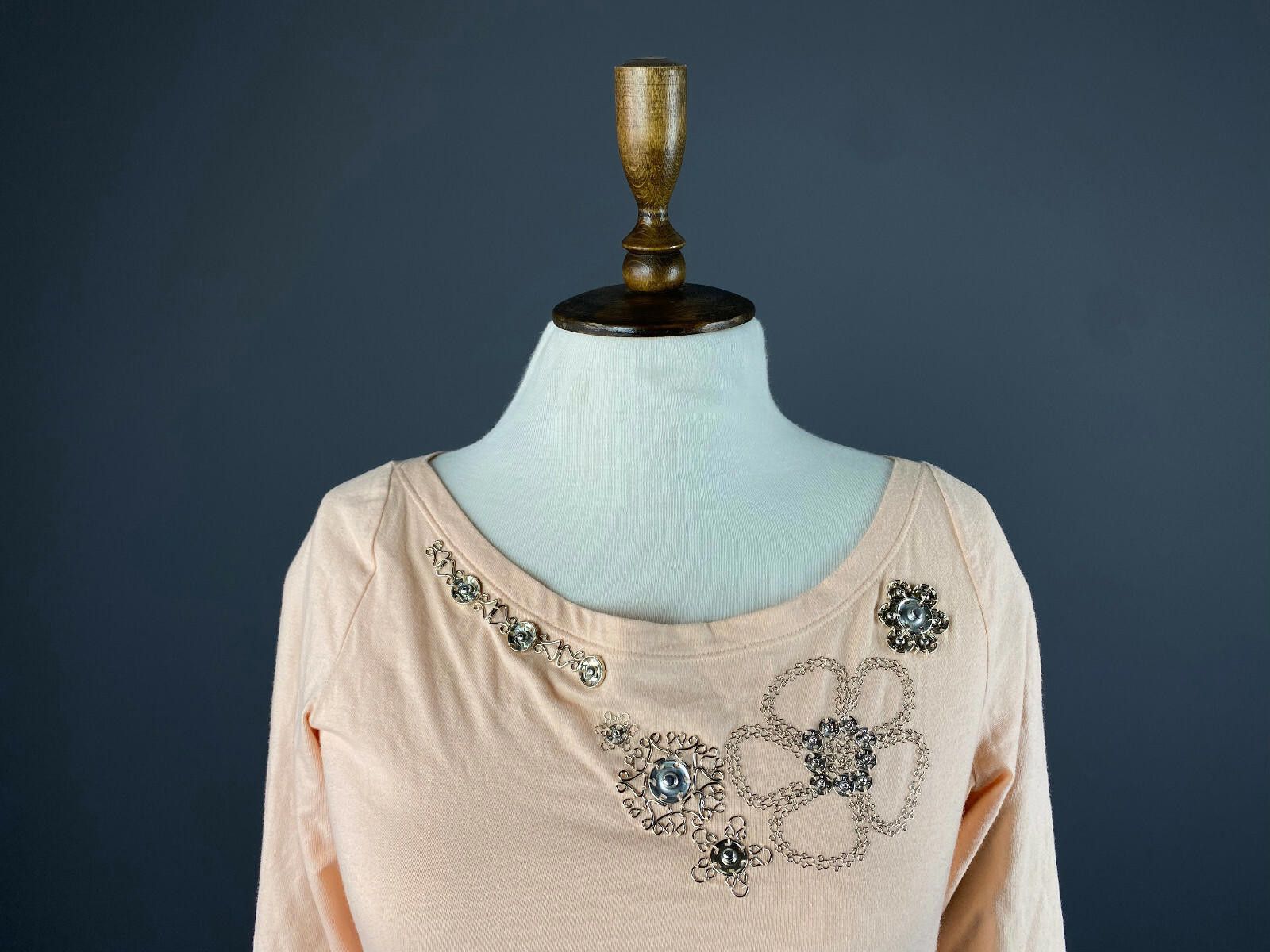 Moschino Ladies Moschino Cheap and Chic Light Top Shirt Size 10 Size L / US 10 / IT 46 - 2 Thumbnail